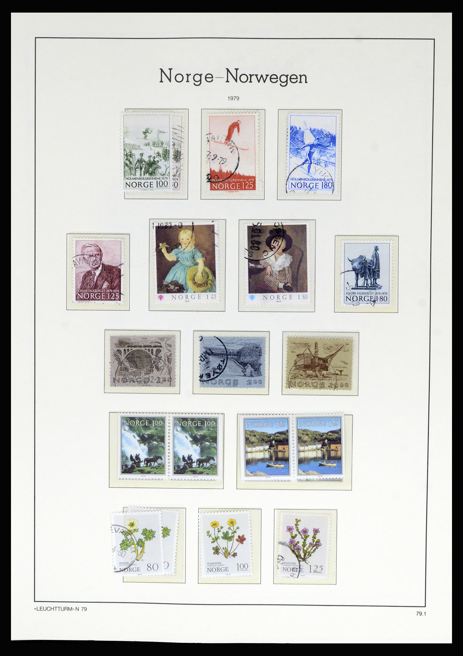 36540 082 - Postzegelverzameling 36540 Noorwegen 1855-2019!