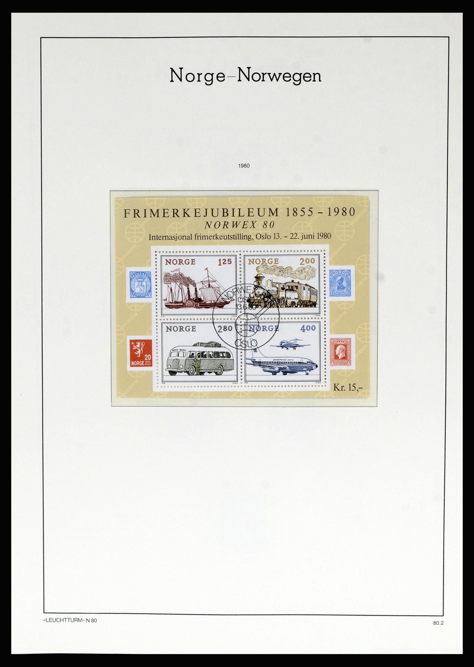 36540 085 - Postzegelverzameling 36540 Noorwegen 1855-2019!