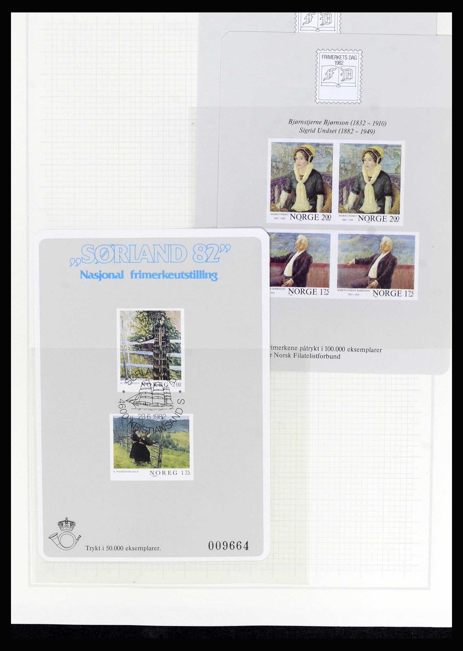 36540 091 - Postzegelverzameling 36540 Noorwegen 1855-2019!