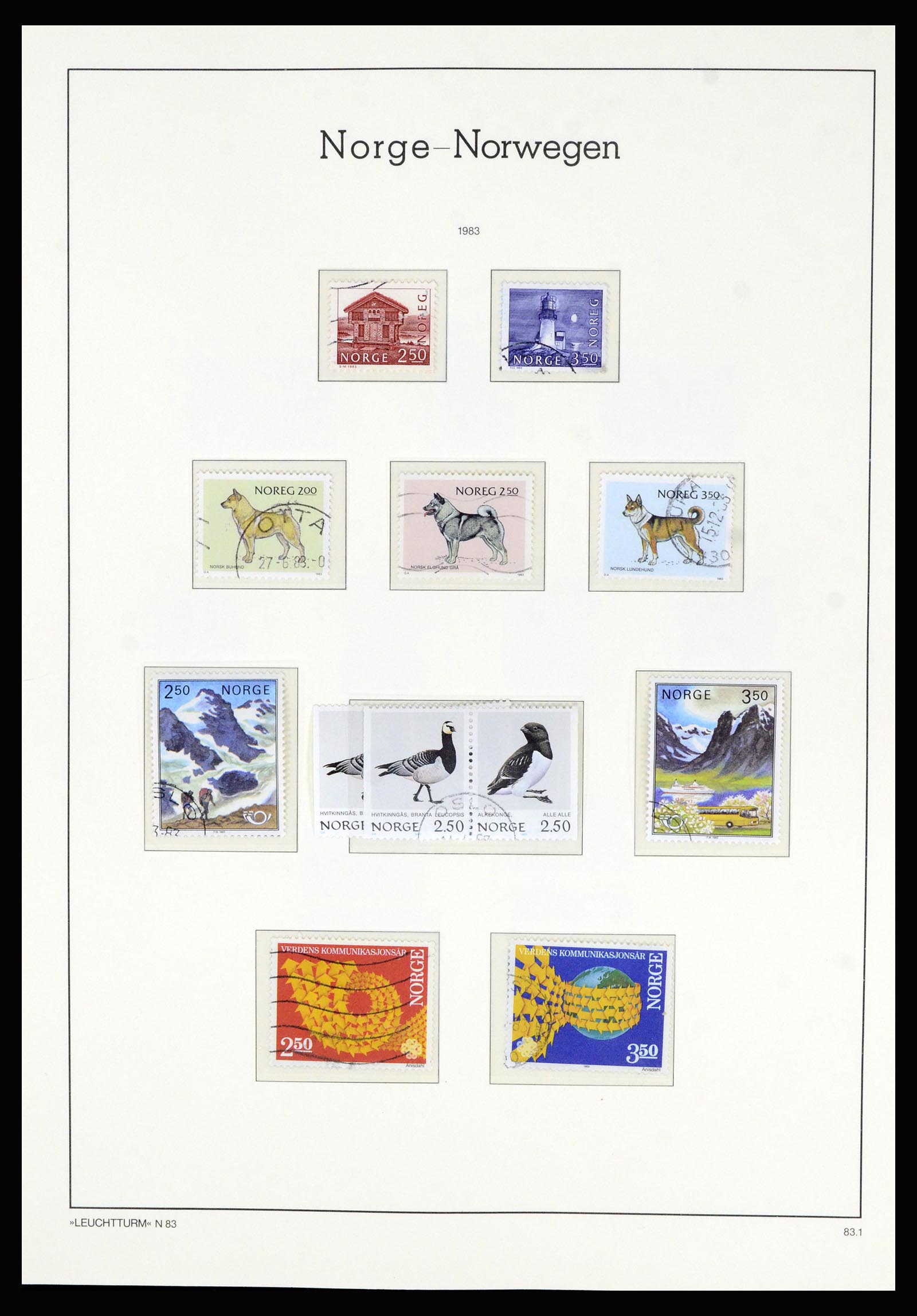 36540 093 - Postzegelverzameling 36540 Noorwegen 1855-2019!