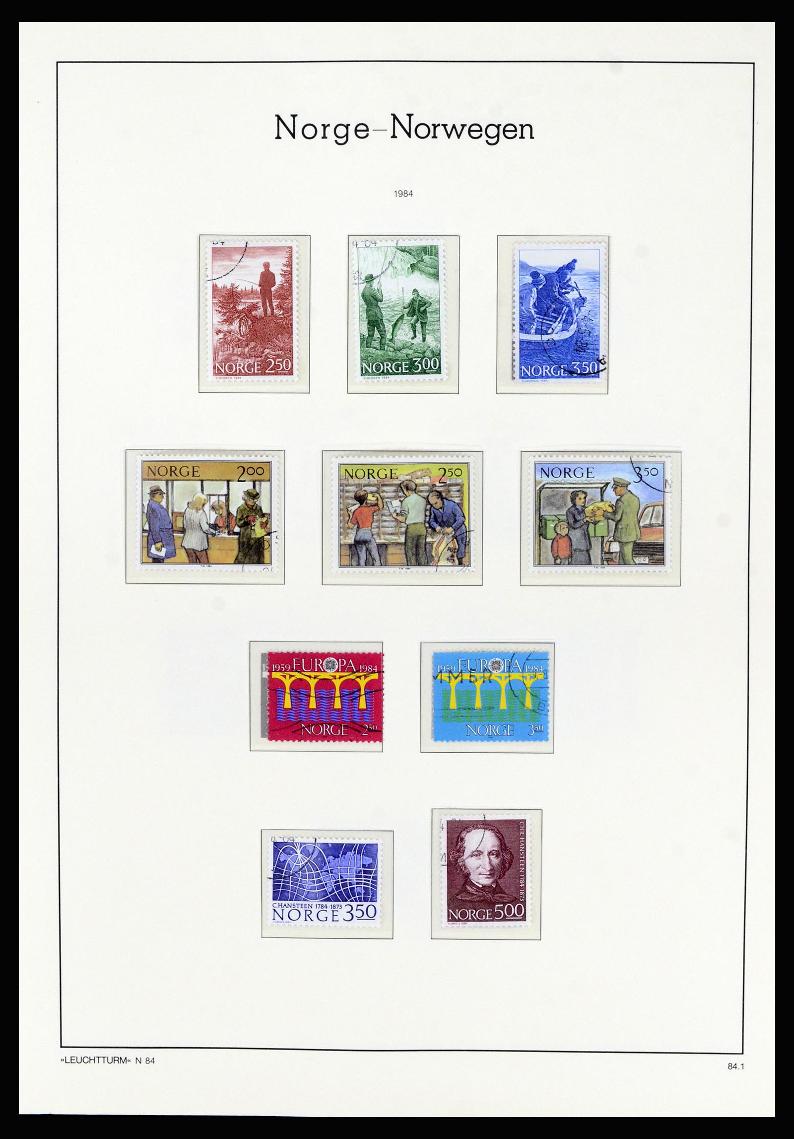 36540 095 - Postzegelverzameling 36540 Noorwegen 1855-2019!