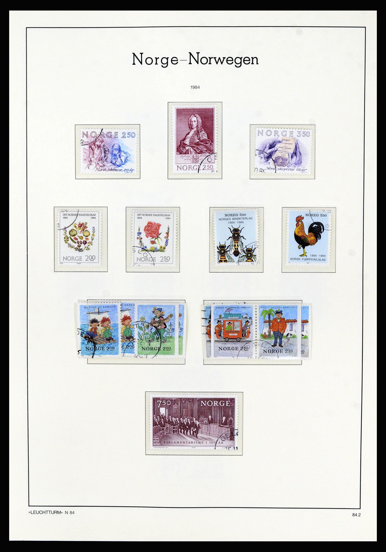 36540 096 - Postzegelverzameling 36540 Noorwegen 1855-2019!