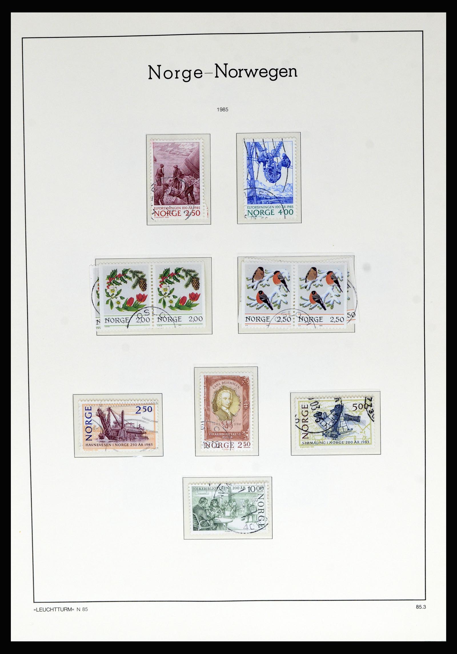 36540 099 - Postzegelverzameling 36540 Noorwegen 1855-2019!