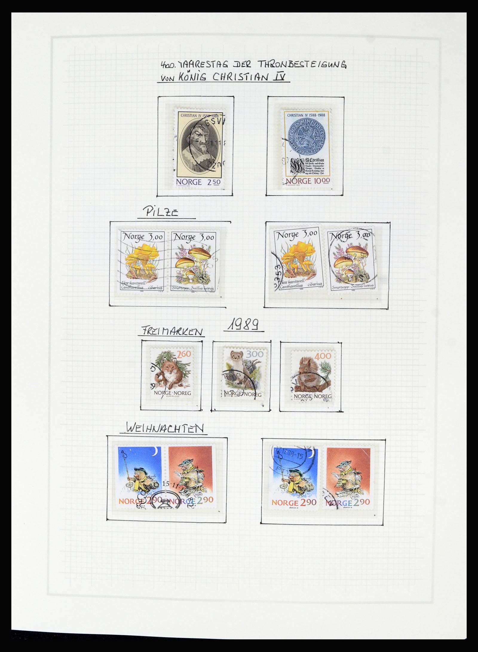 36540 121 - Postzegelverzameling 36540 Noorwegen 1855-2019!