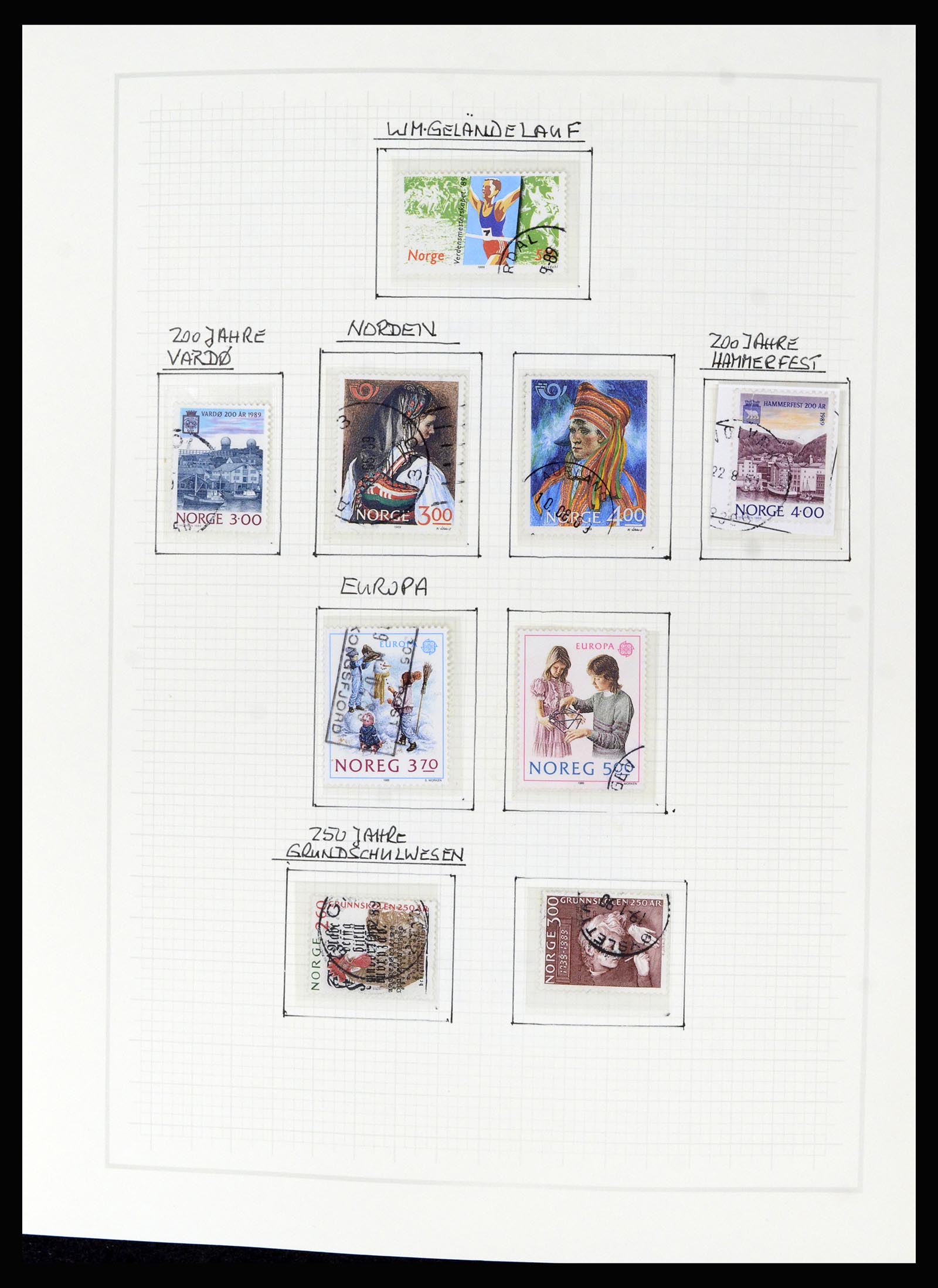 36540 122 - Postzegelverzameling 36540 Noorwegen 1855-2019!