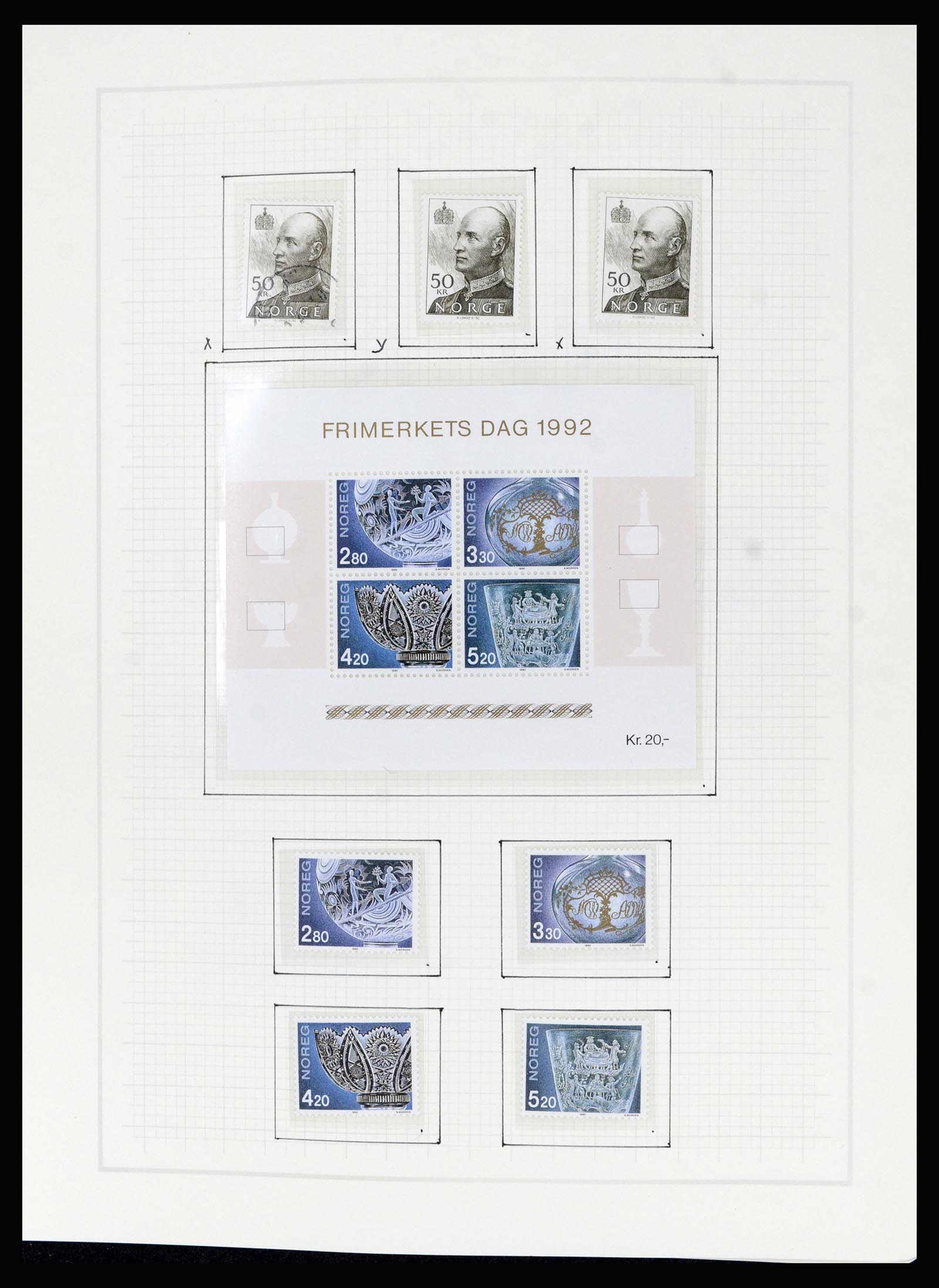 36540 133 - Postzegelverzameling 36540 Noorwegen 1855-2019!