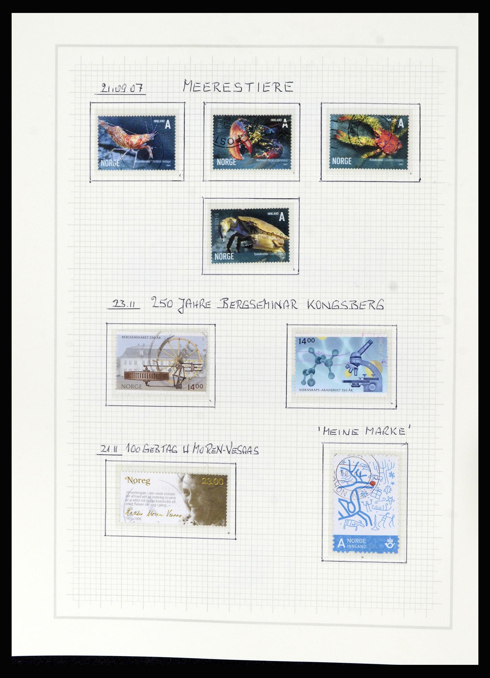 36540 202 - Postzegelverzameling 36540 Noorwegen 1855-2019!