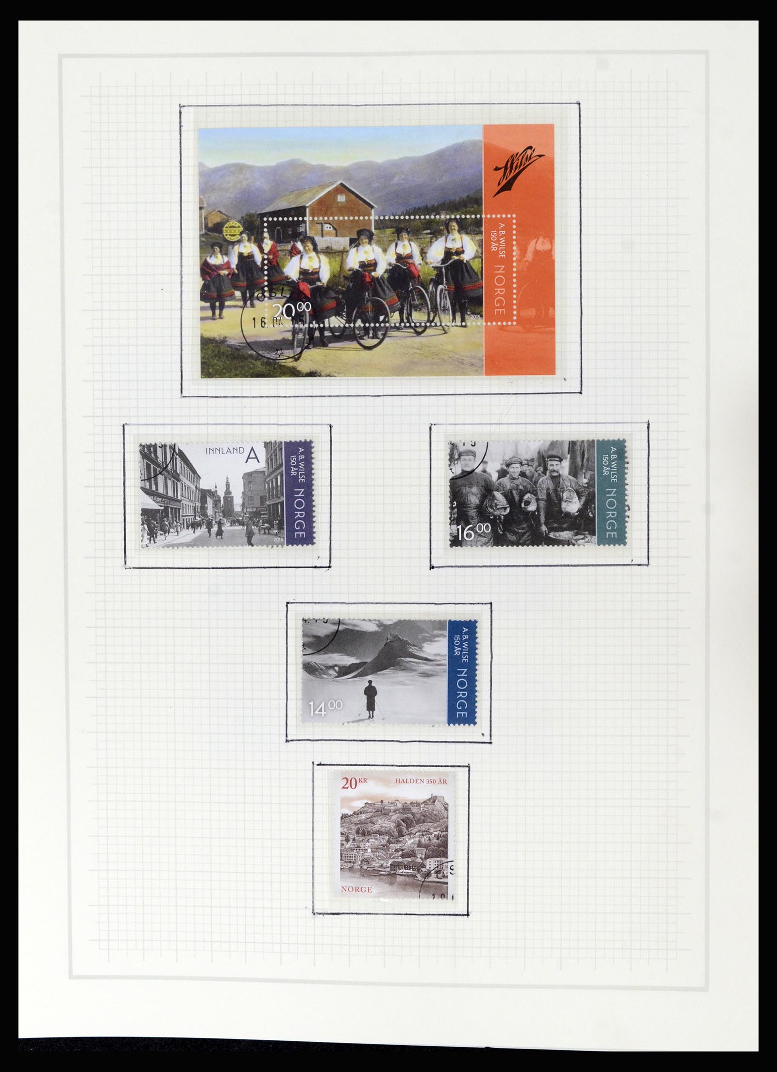 36540 231 - Postzegelverzameling 36540 Noorwegen 1855-2019!