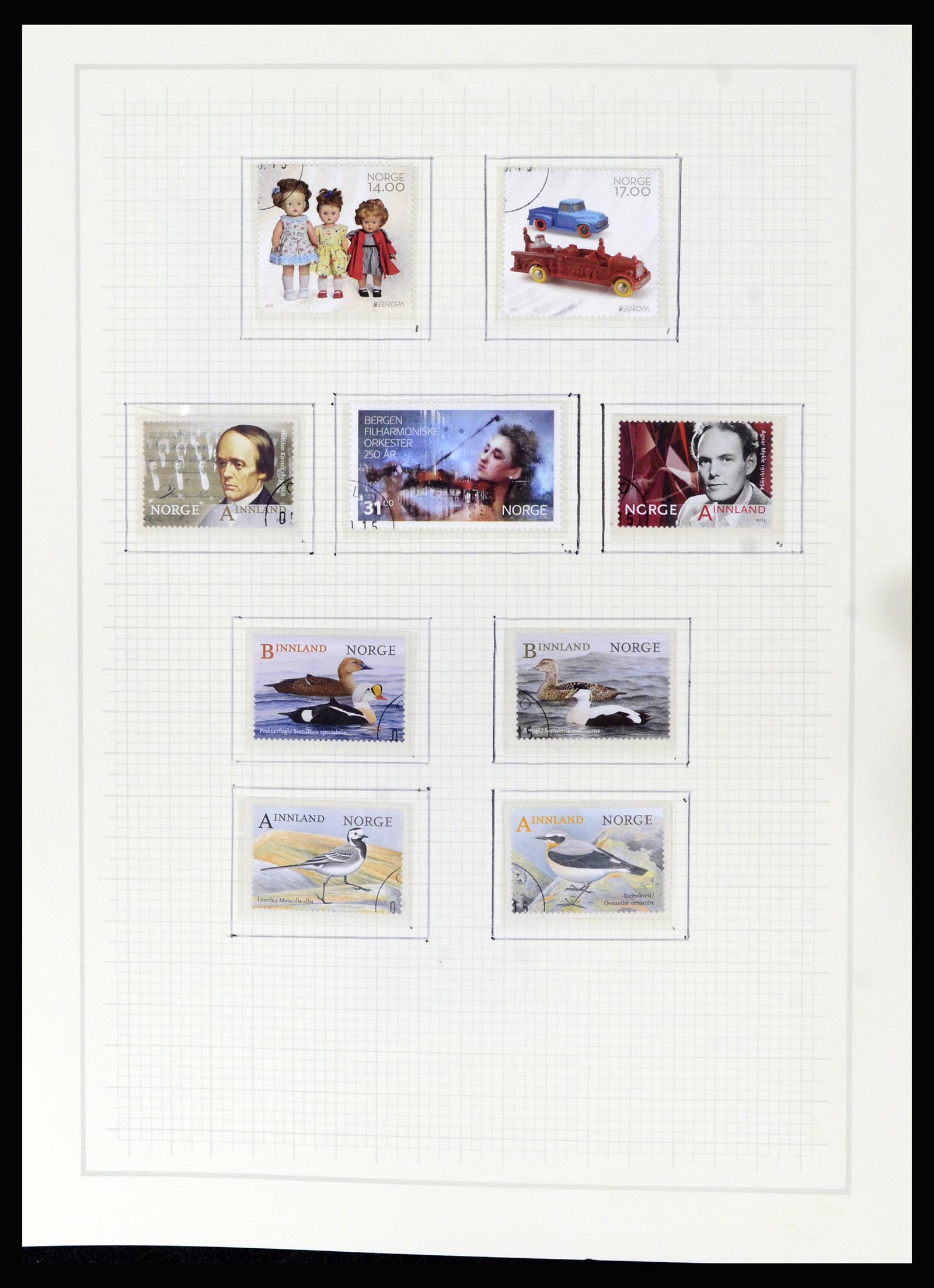 36540 232 - Postzegelverzameling 36540 Noorwegen 1855-2019!