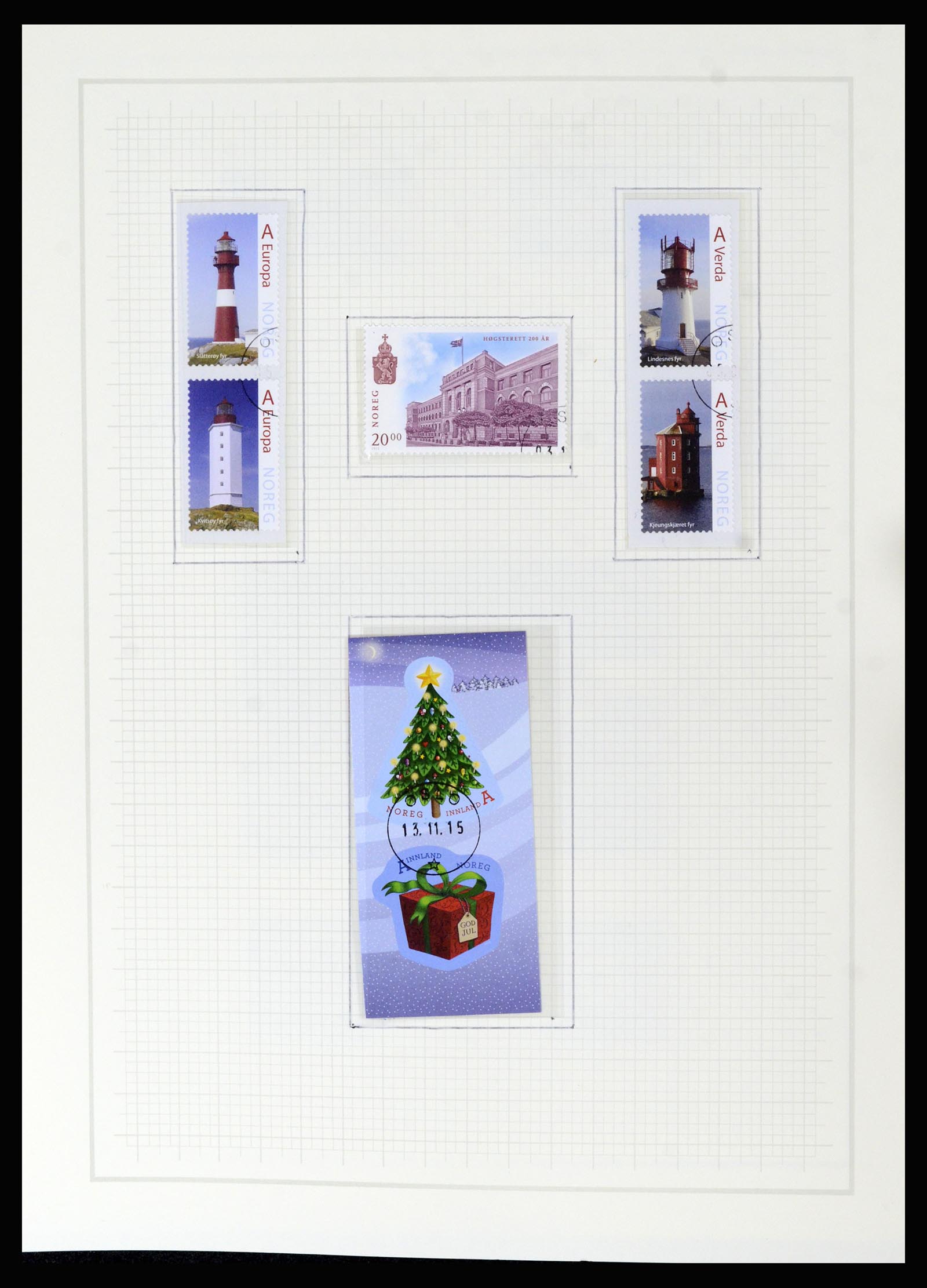 36540 233 - Postzegelverzameling 36540 Noorwegen 1855-2019!