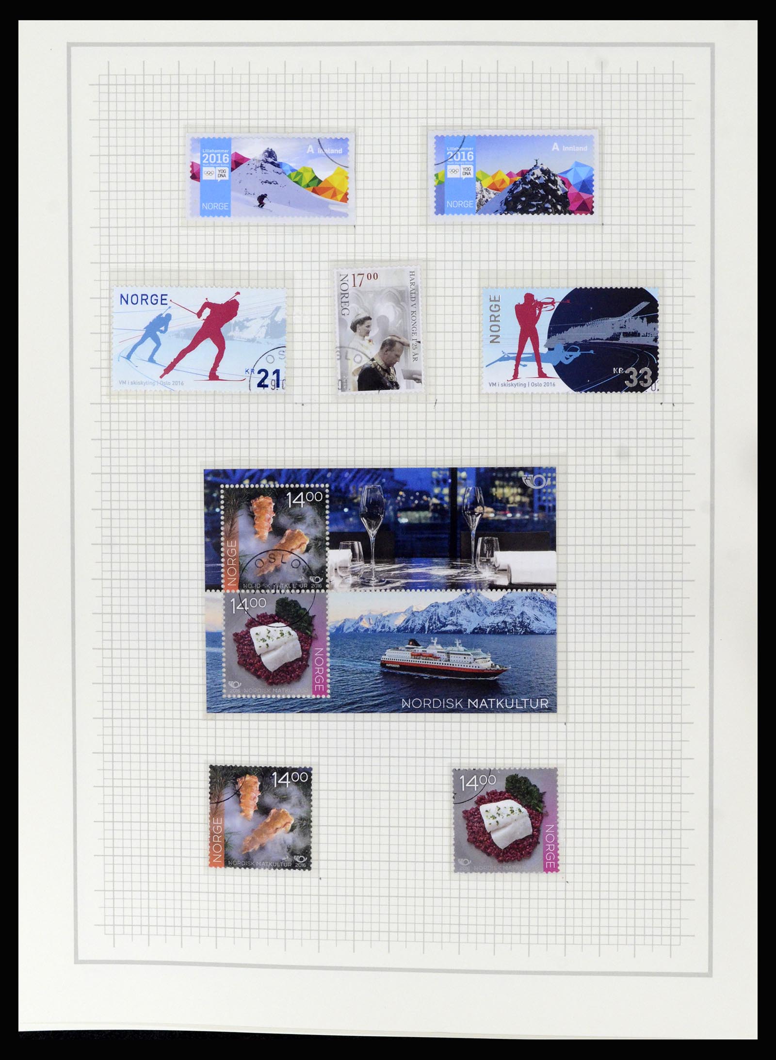 36540 234 - Postzegelverzameling 36540 Noorwegen 1855-2019!
