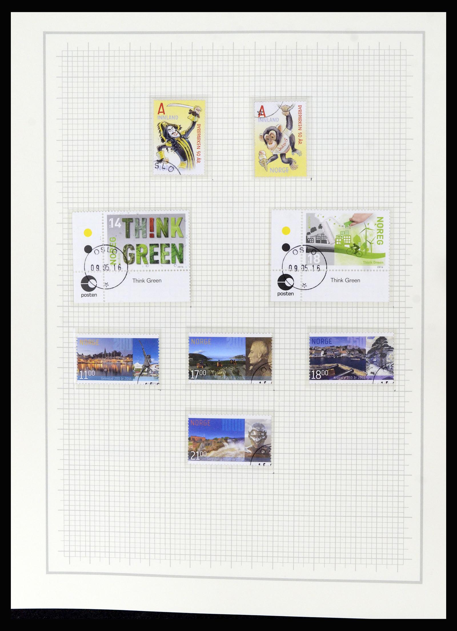 36540 235 - Postzegelverzameling 36540 Noorwegen 1855-2019!