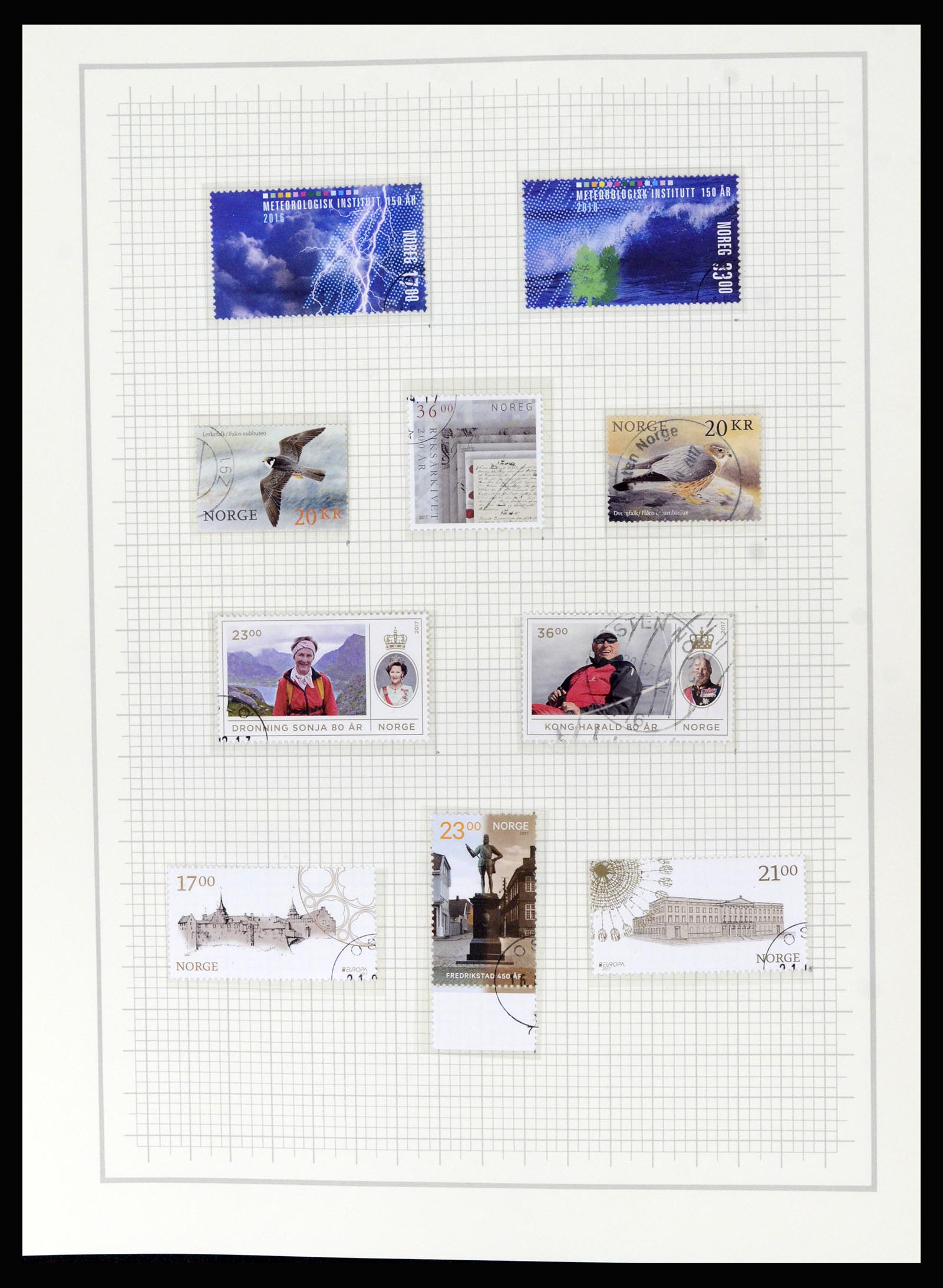 36540 236 - Postzegelverzameling 36540 Noorwegen 1855-2019!