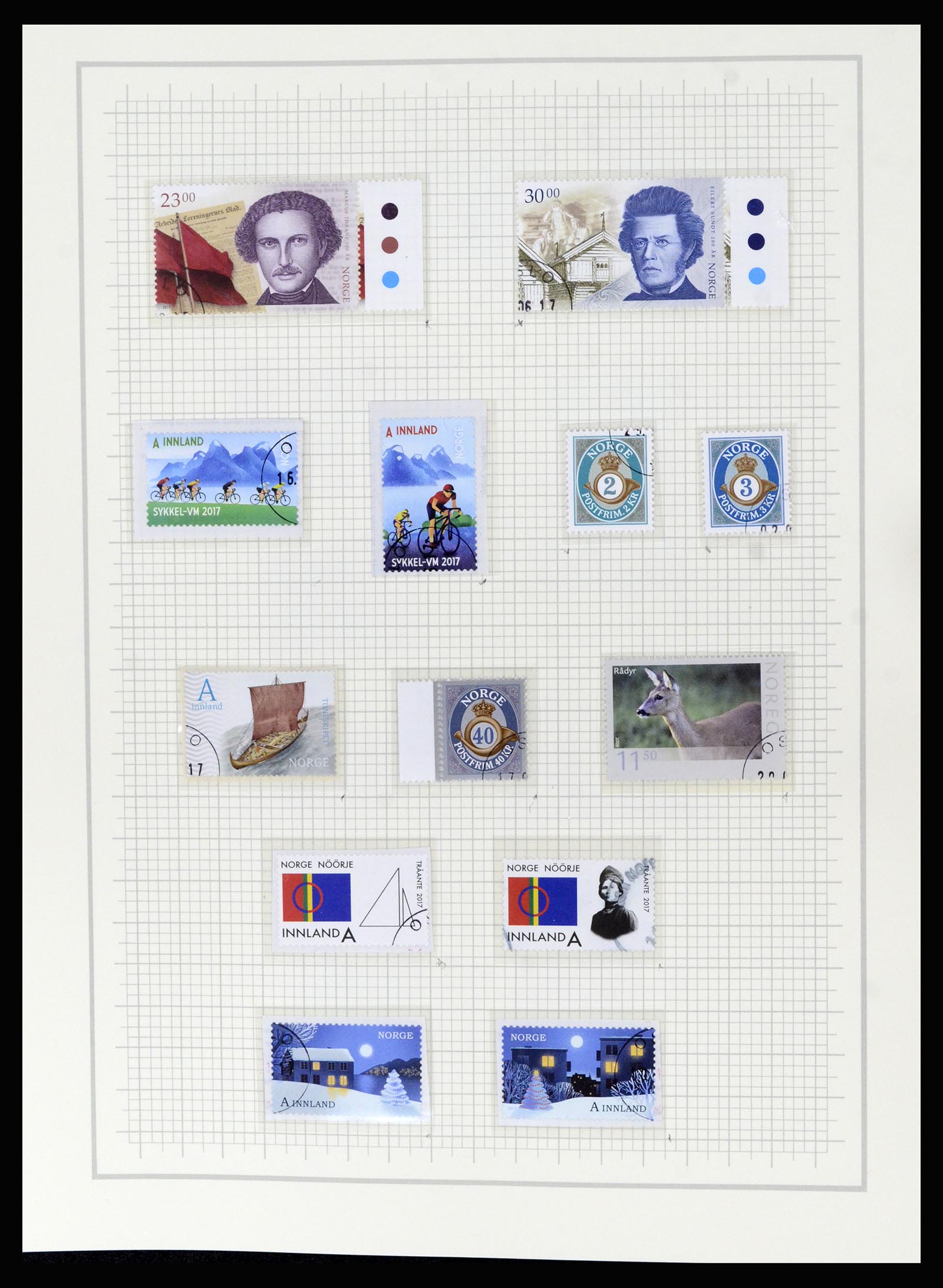 36540 238 - Postzegelverzameling 36540 Noorwegen 1855-2019!