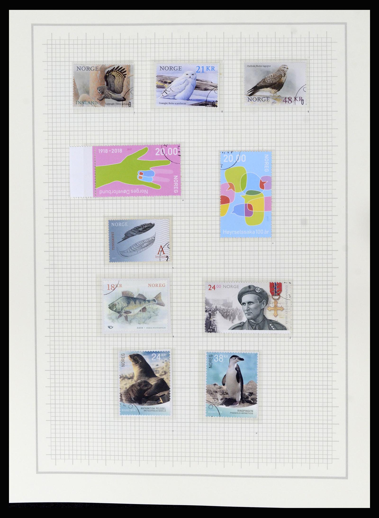 36540 239 - Postzegelverzameling 36540 Noorwegen 1855-2019!