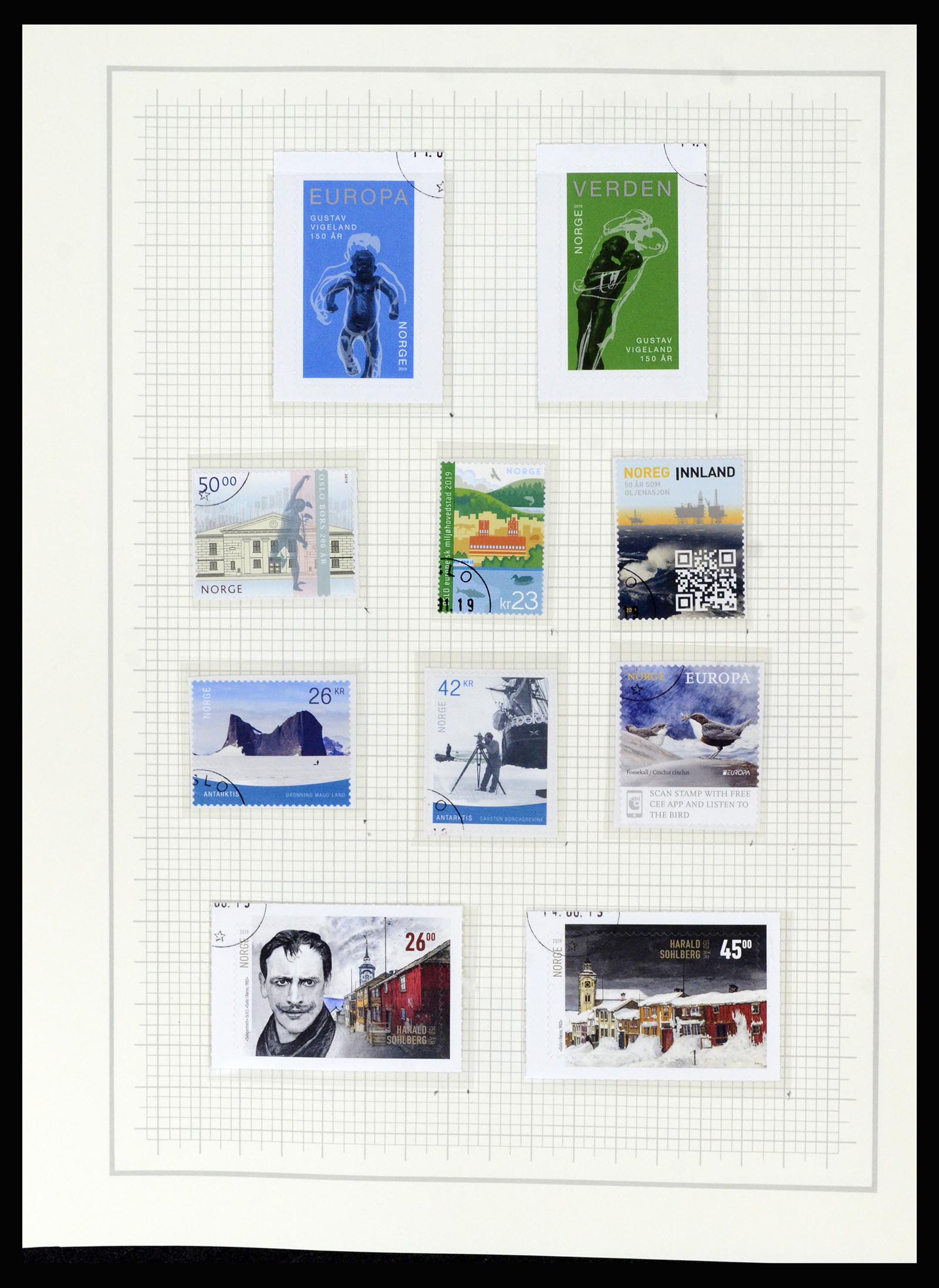 36540 242 - Postzegelverzameling 36540 Noorwegen 1855-2019!
