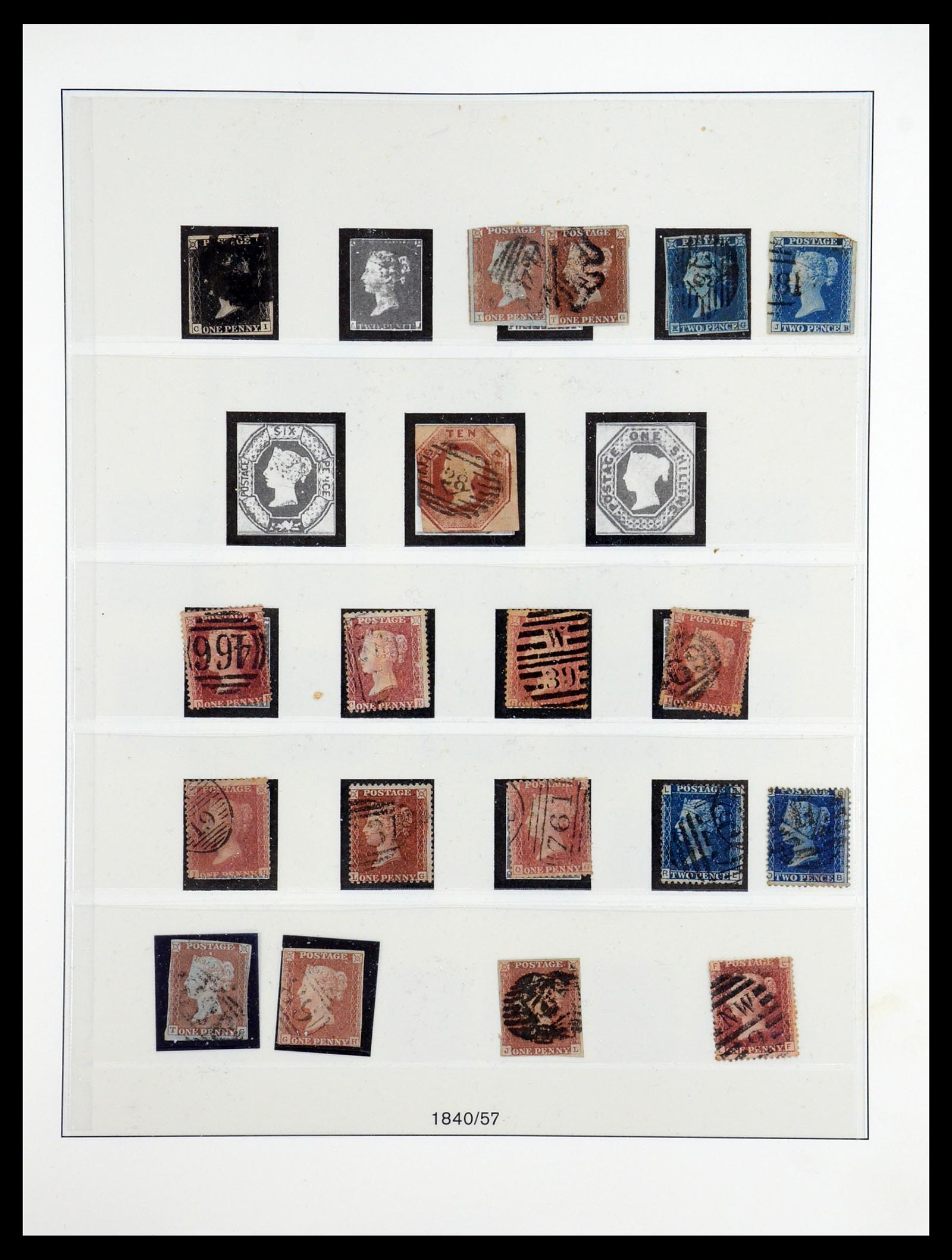 36541 001 - Postzegelverzameling 36541 Engeland 1840-2012.