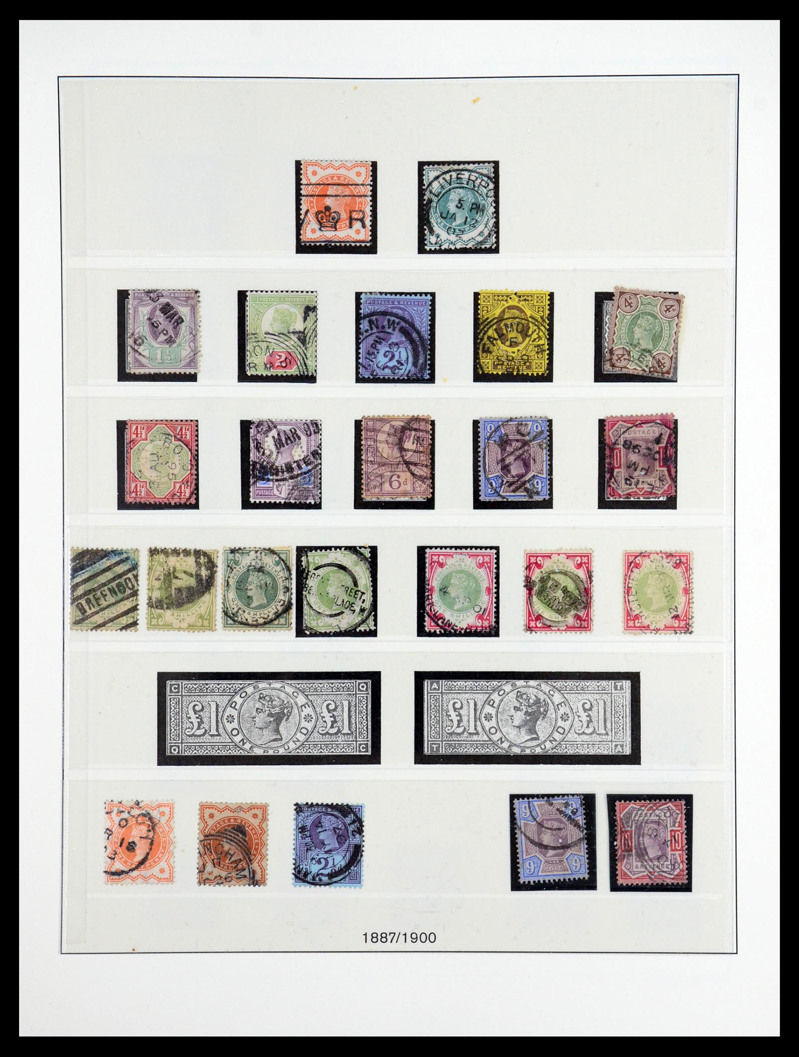 36541 008 - Postzegelverzameling 36541 Engeland 1840-2012.