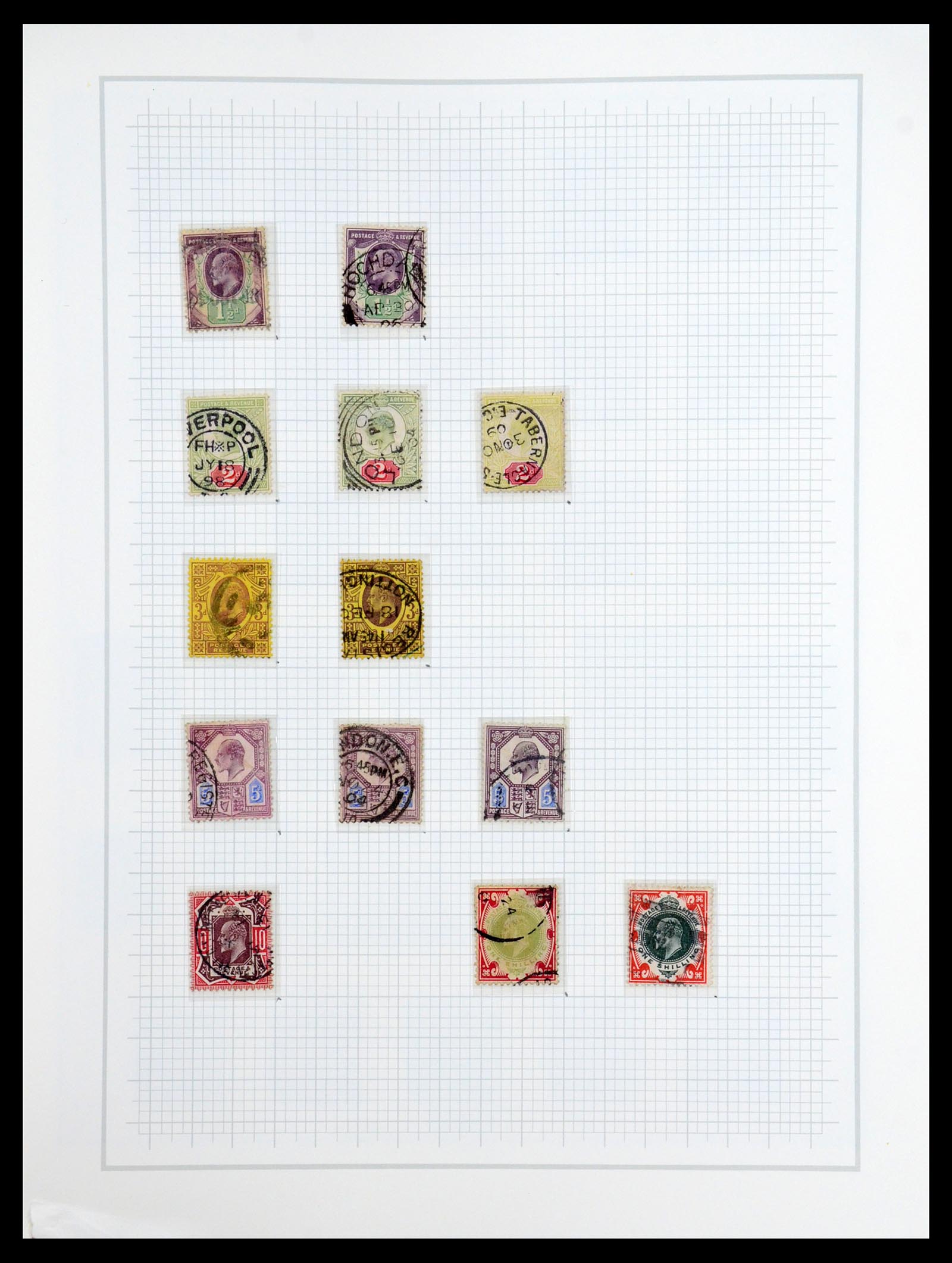 36541 010 - Postzegelverzameling 36541 Engeland 1840-2012.