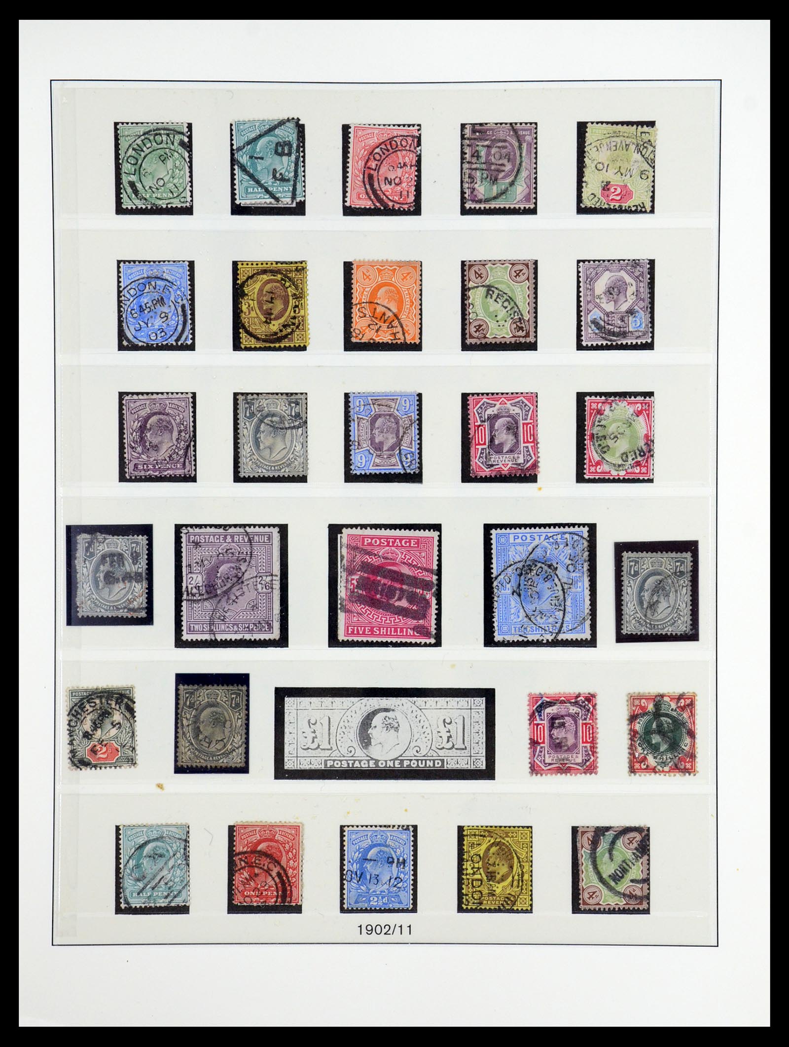 36541 011 - Postzegelverzameling 36541 Engeland 1840-2012.