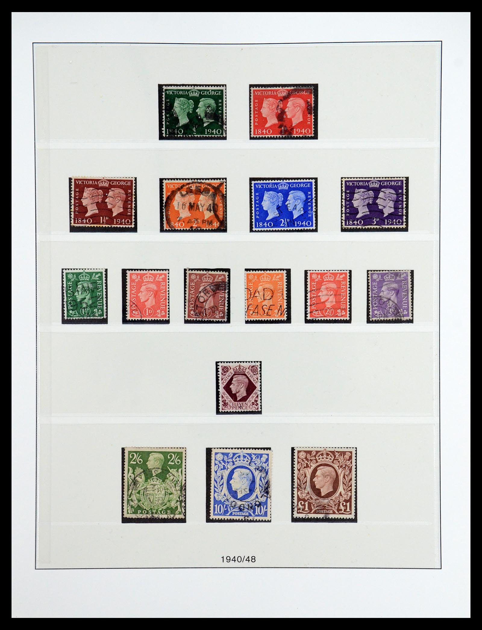 36541 019 - Postzegelverzameling 36541 Engeland 1840-2012.