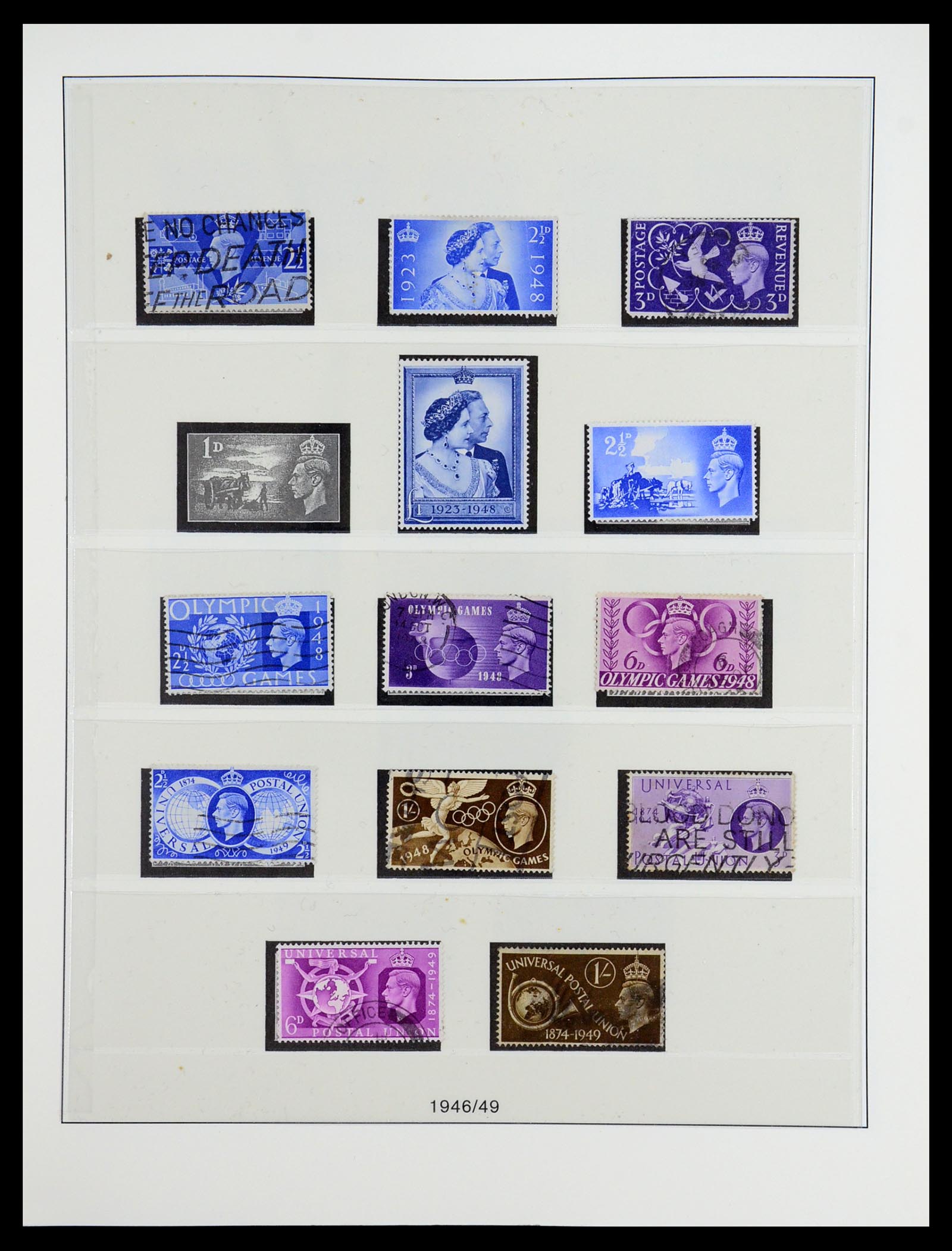 36541 020 - Postzegelverzameling 36541 Engeland 1840-2012.
