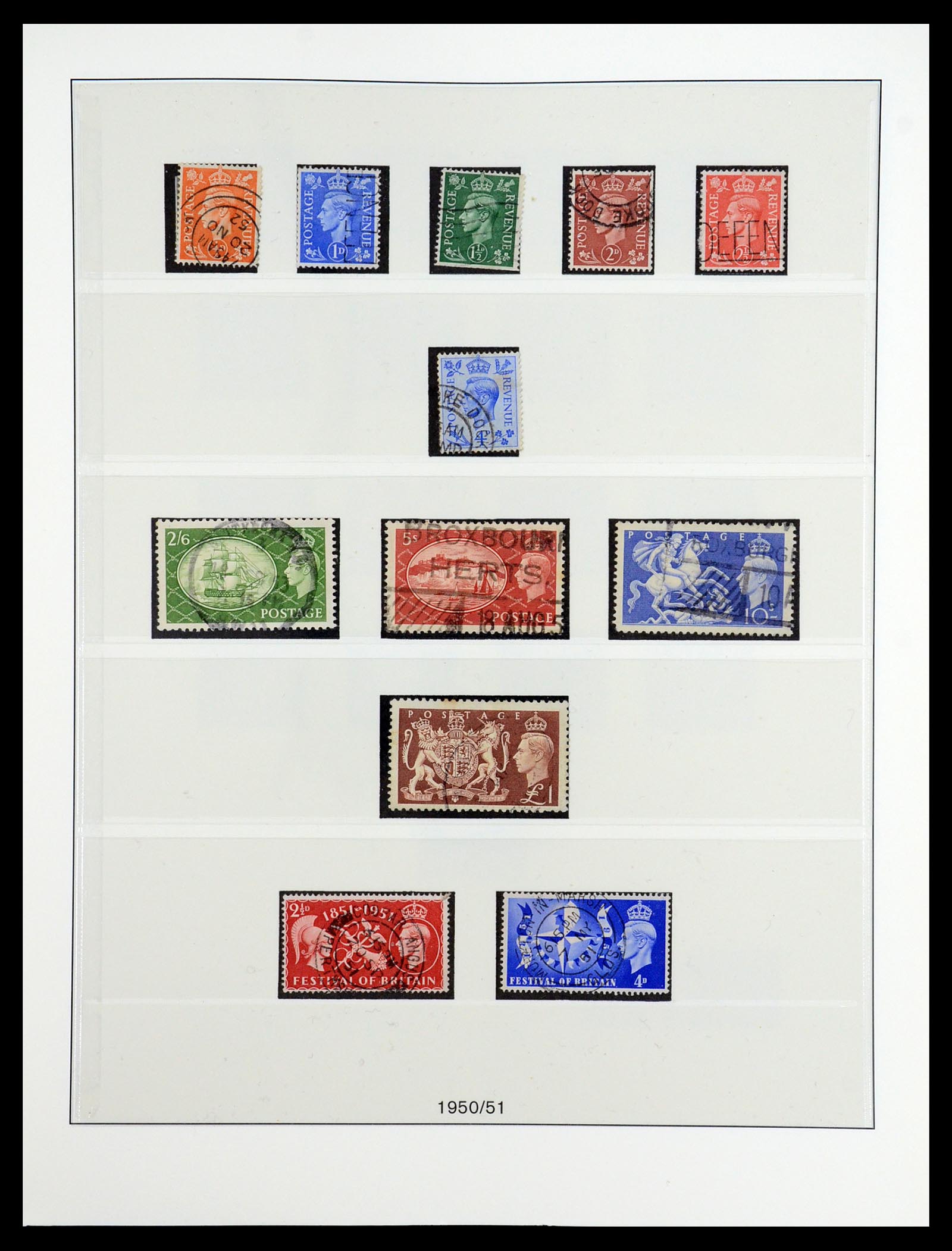 36541 021 - Postzegelverzameling 36541 Engeland 1840-2012.