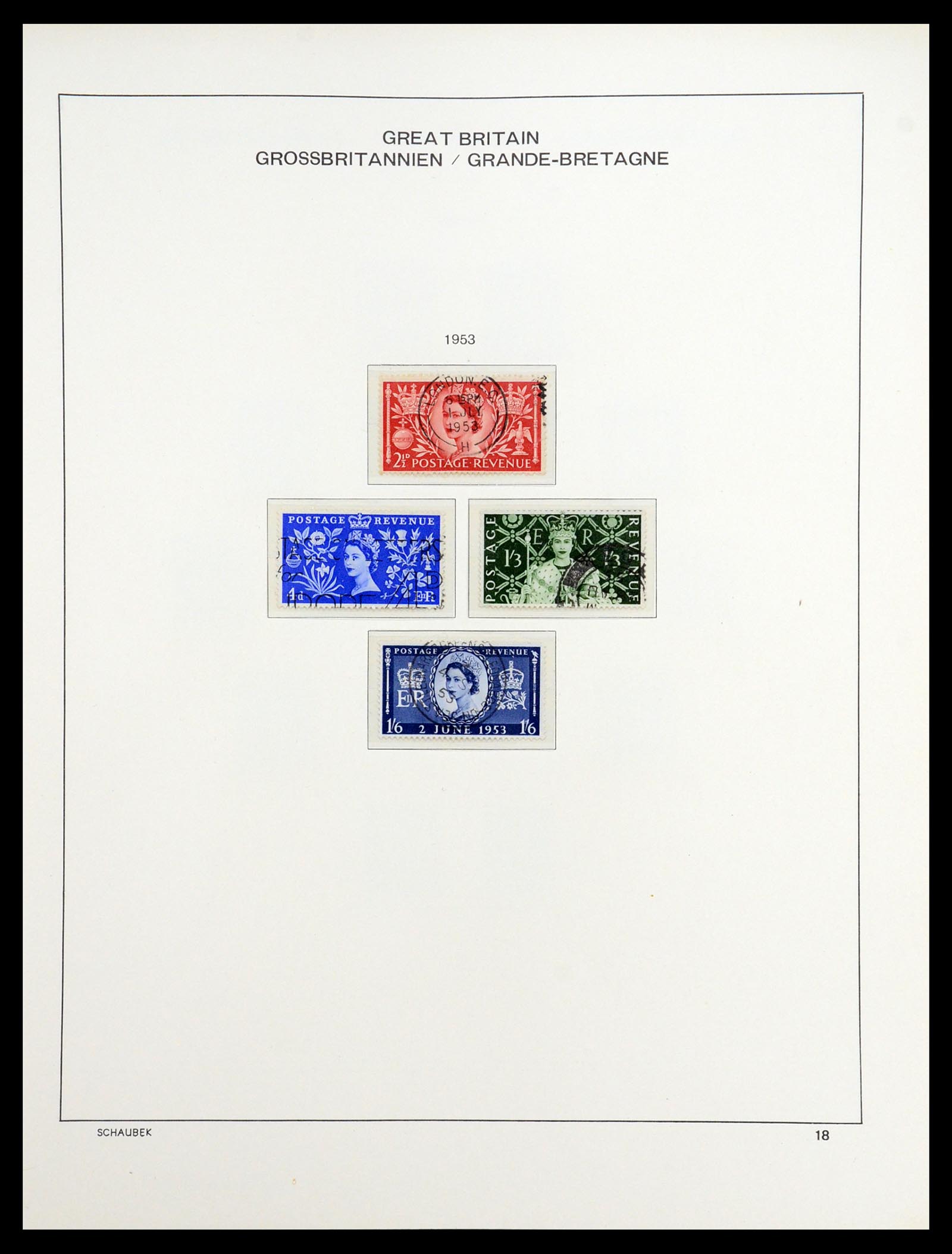 36541 024 - Postzegelverzameling 36541 Engeland 1840-2012.
