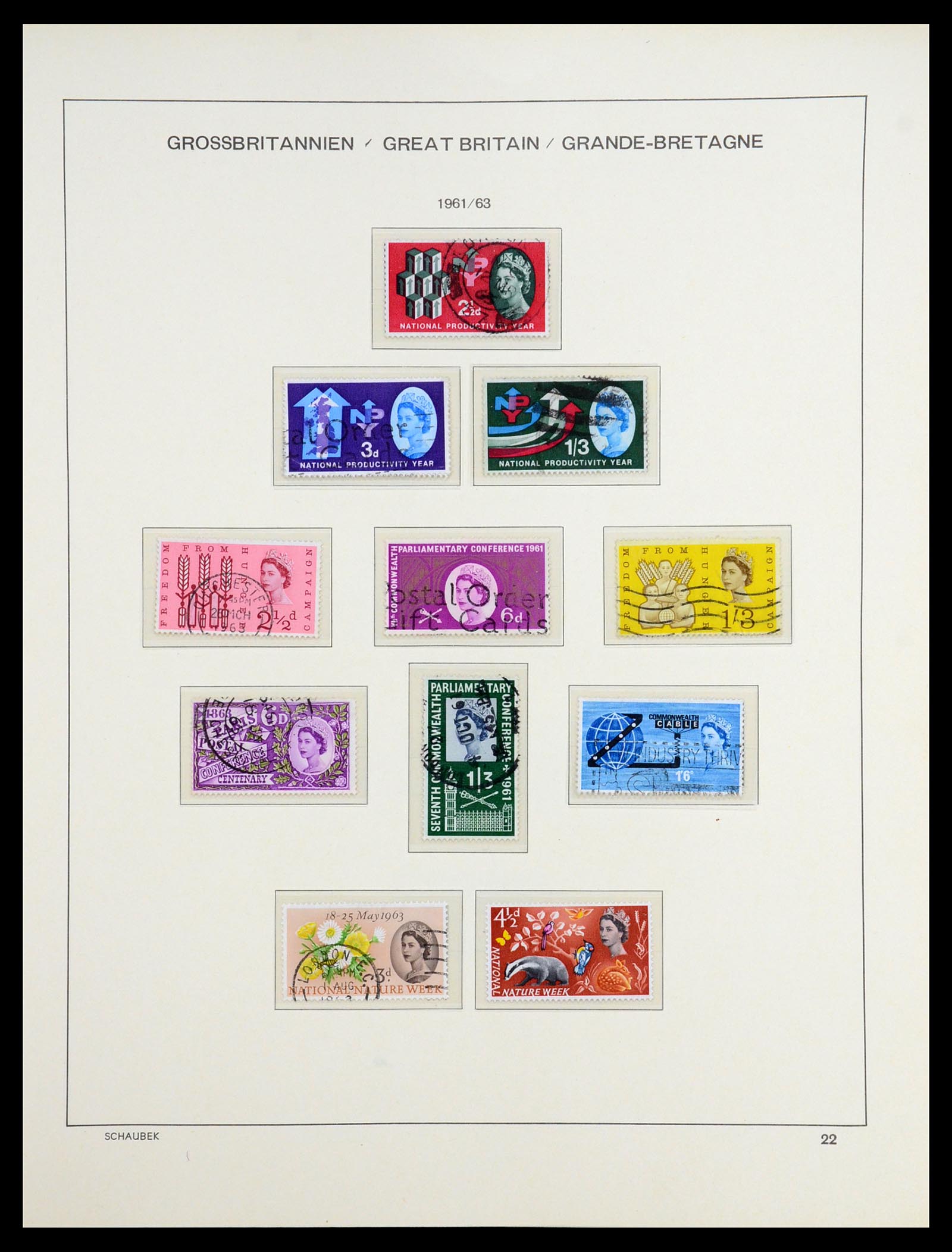 36541 037 - Postzegelverzameling 36541 Engeland 1840-2012.