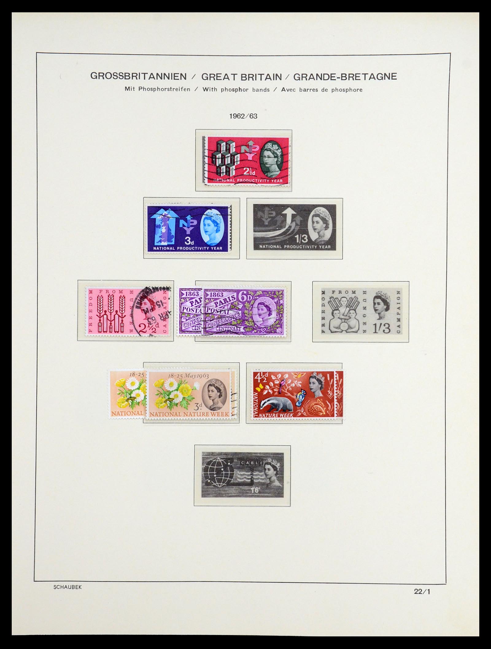 36541 038 - Postzegelverzameling 36541 Engeland 1840-2012.