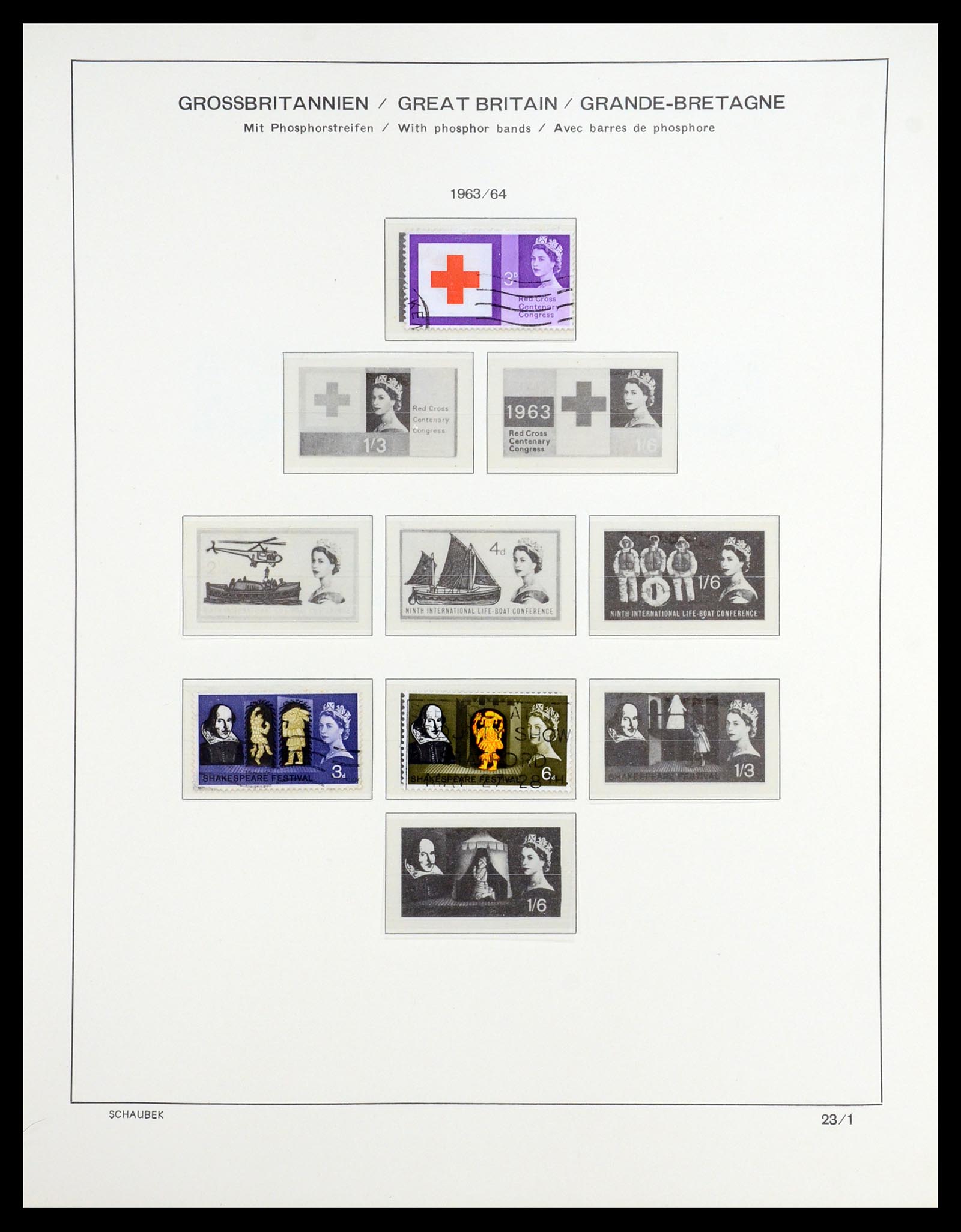 36541 040 - Postzegelverzameling 36541 Engeland 1840-2012.