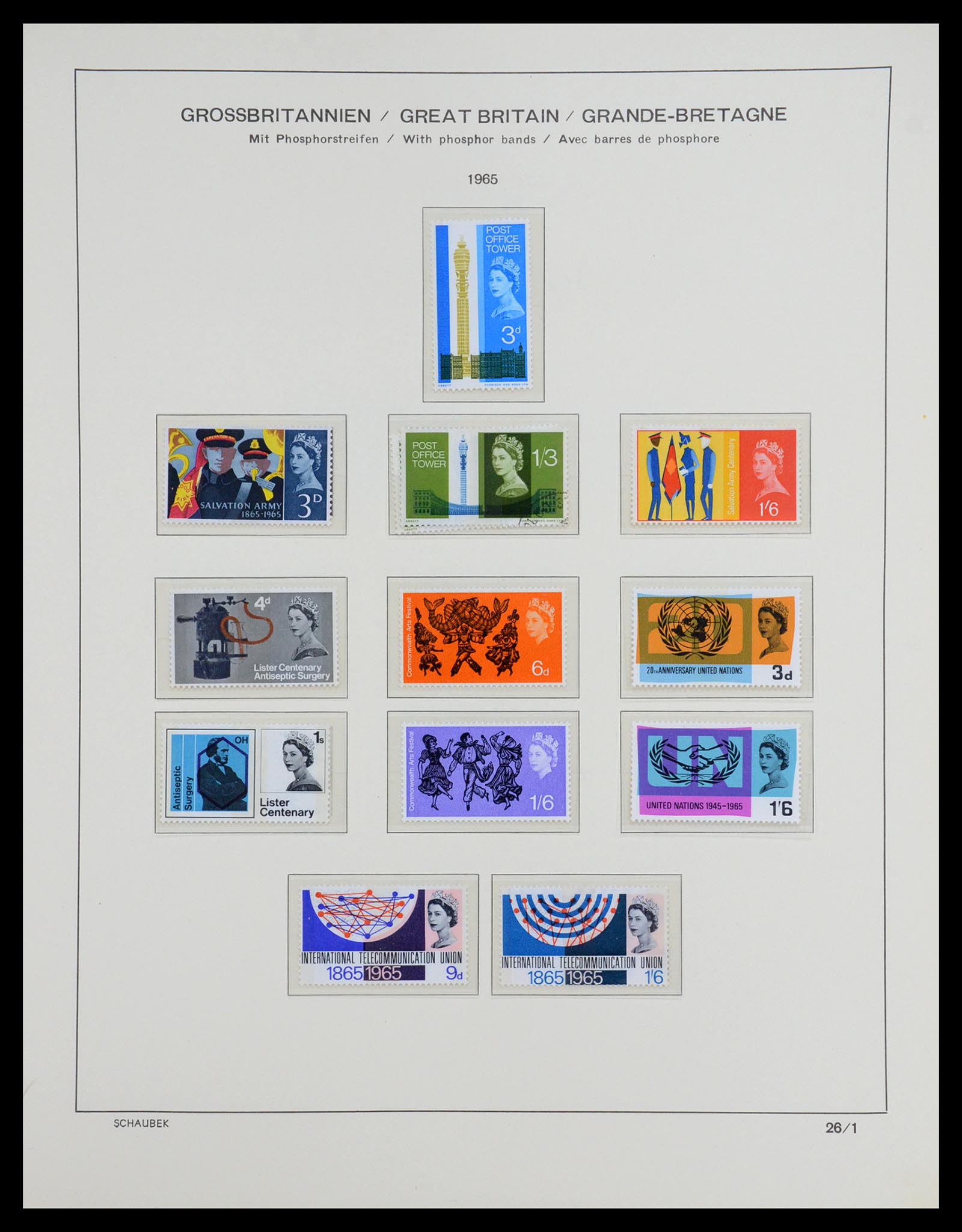 36541 046 - Postzegelverzameling 36541 Engeland 1840-2012.