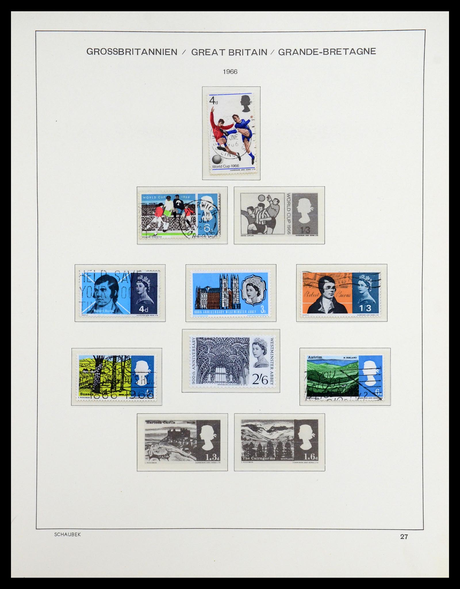 36541 047 - Postzegelverzameling 36541 Engeland 1840-2012.
