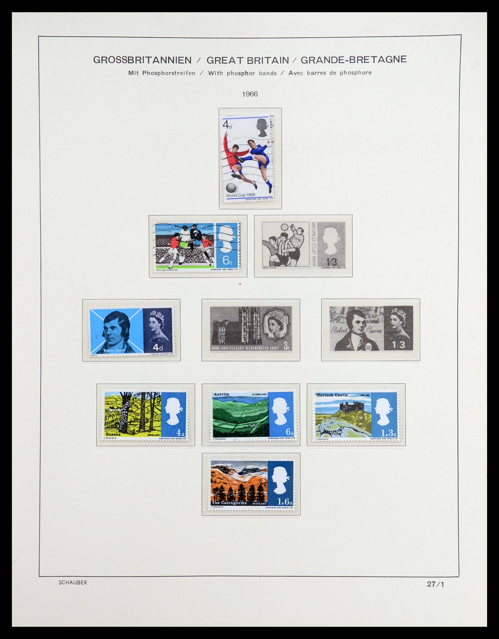 36541 048 - Postzegelverzameling 36541 Engeland 1840-2012.