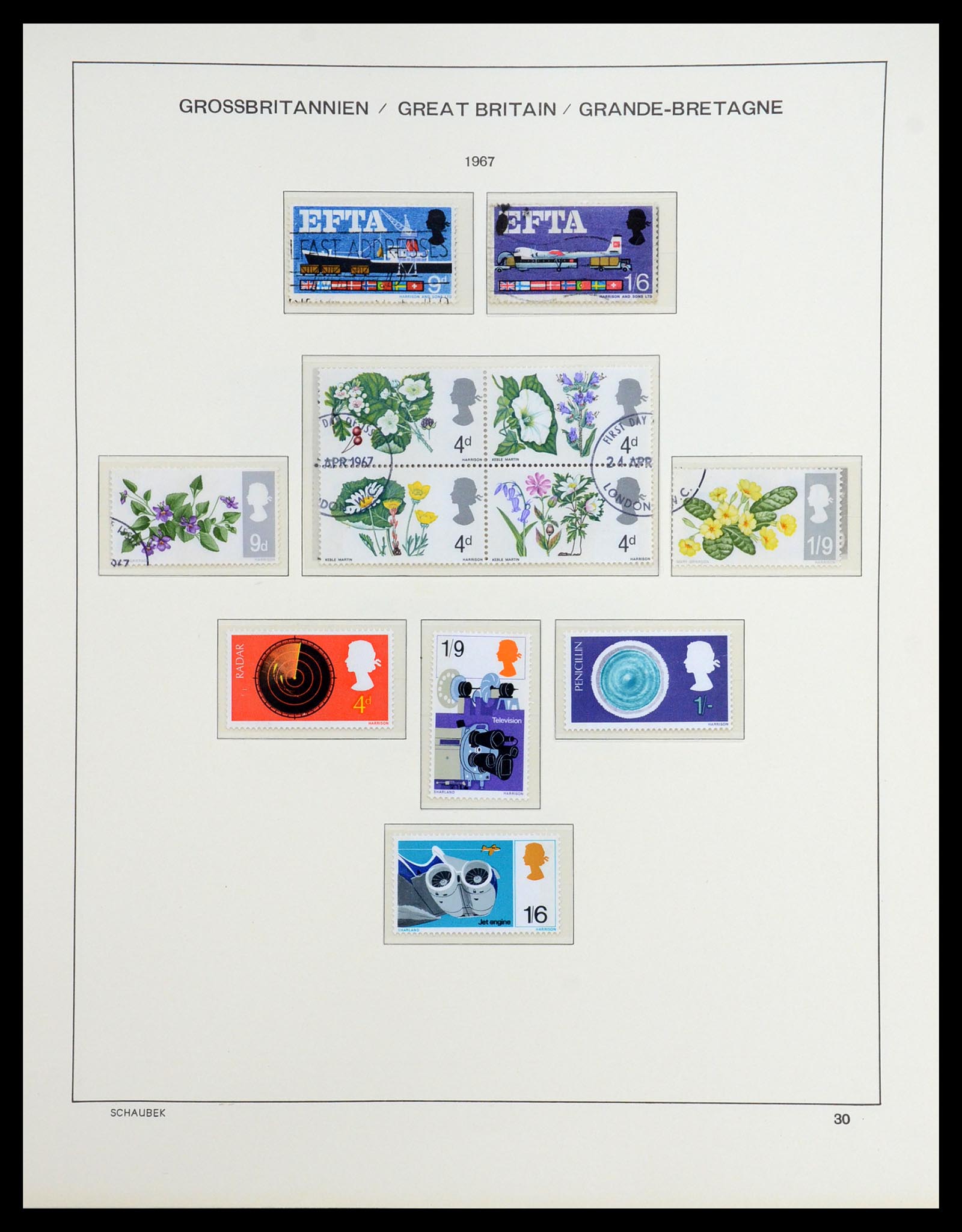 36541 053 - Postzegelverzameling 36541 Engeland 1840-2012.