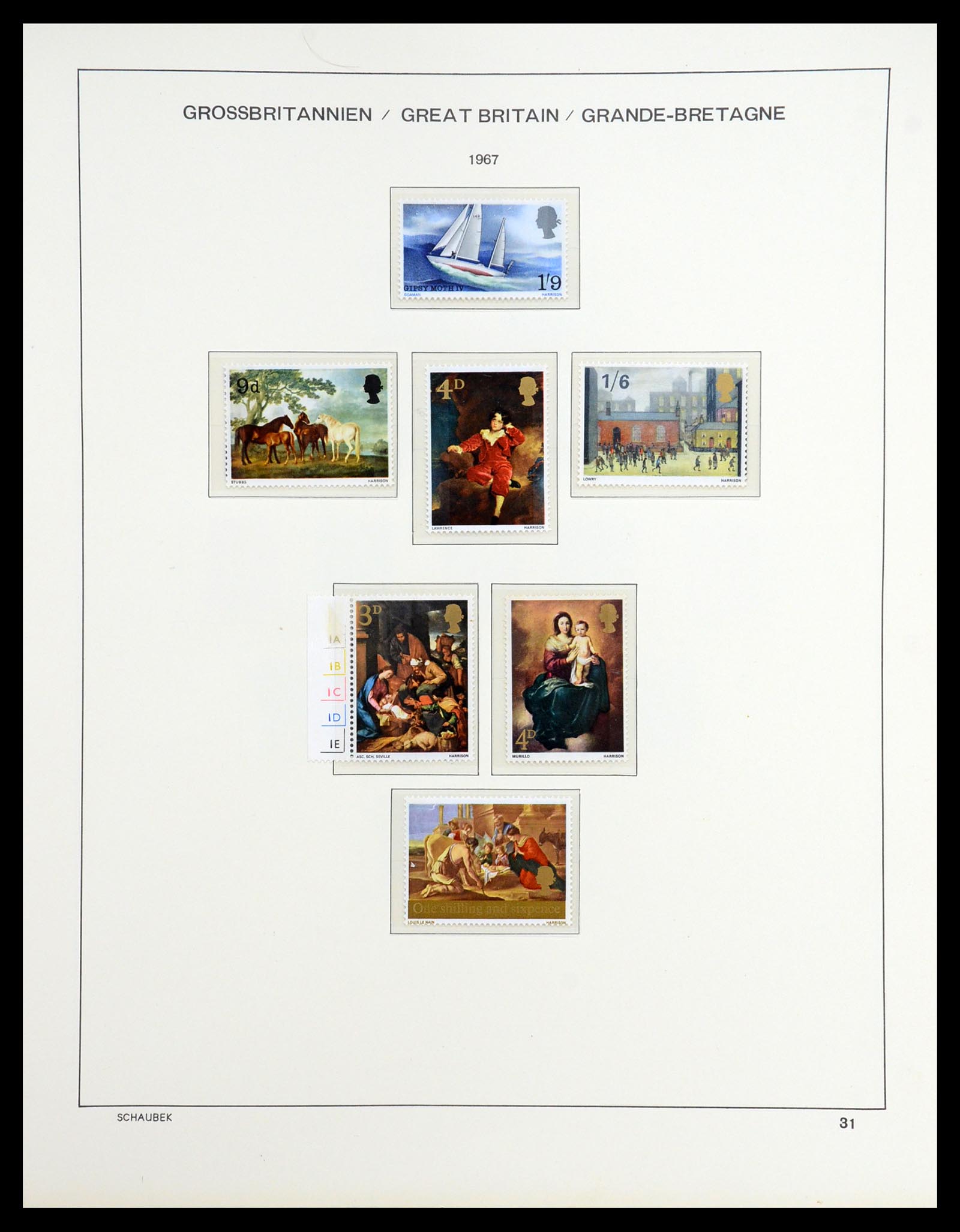 36541 054 - Postzegelverzameling 36541 Engeland 1840-2012.