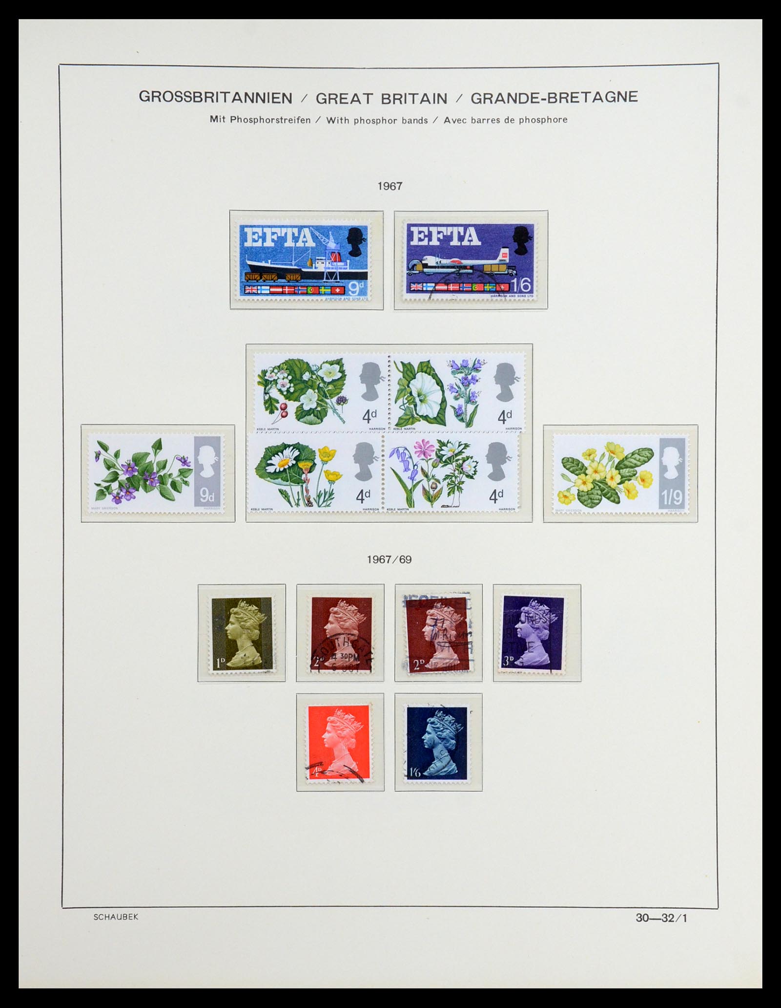 36541 056 - Postzegelverzameling 36541 Engeland 1840-2012.