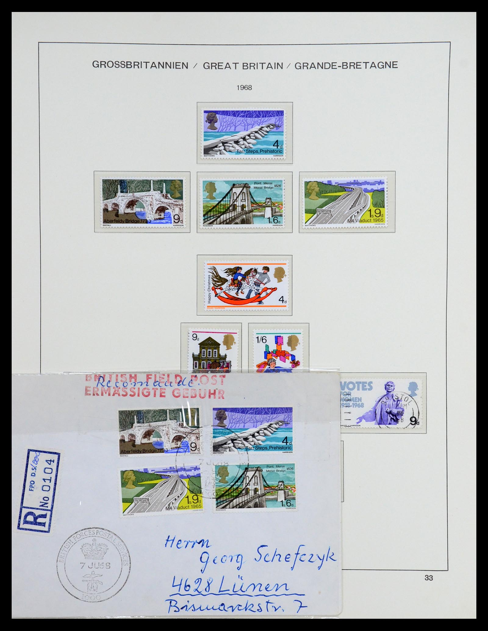 36541 057 - Postzegelverzameling 36541 Engeland 1840-2012.