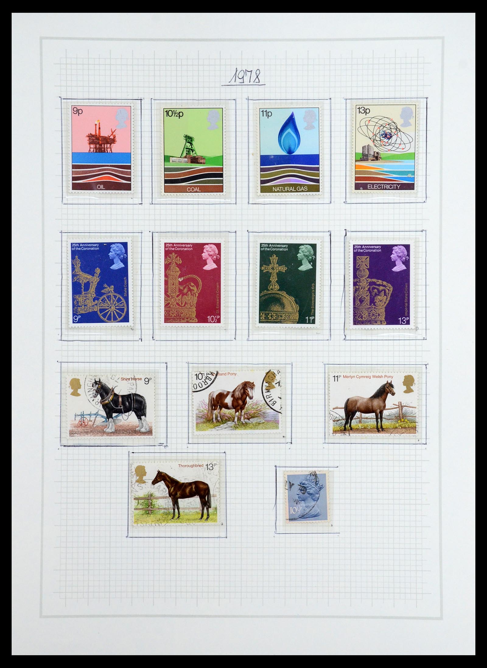 36541 082 - Postzegelverzameling 36541 Engeland 1840-2012.