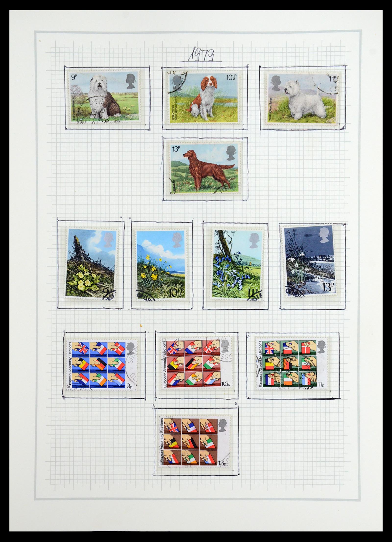 36541 085 - Postzegelverzameling 36541 Engeland 1840-2012.