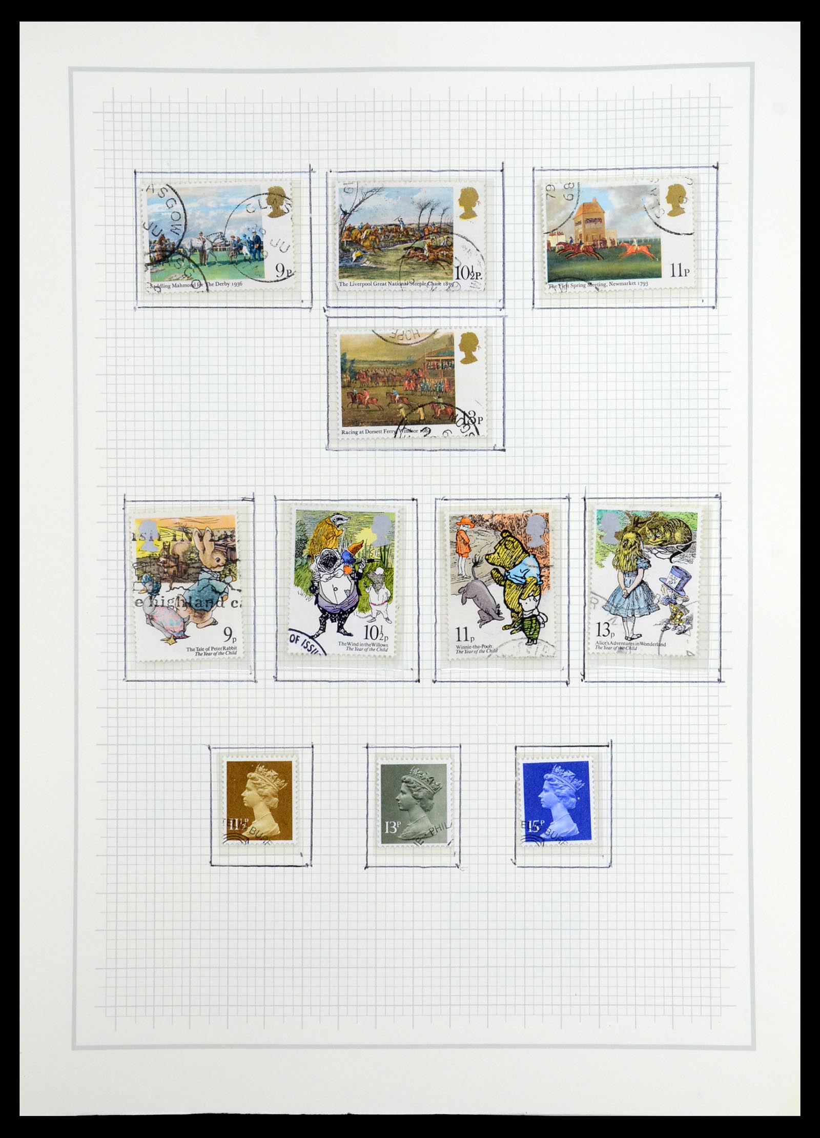 36541 086 - Postzegelverzameling 36541 Engeland 1840-2012.