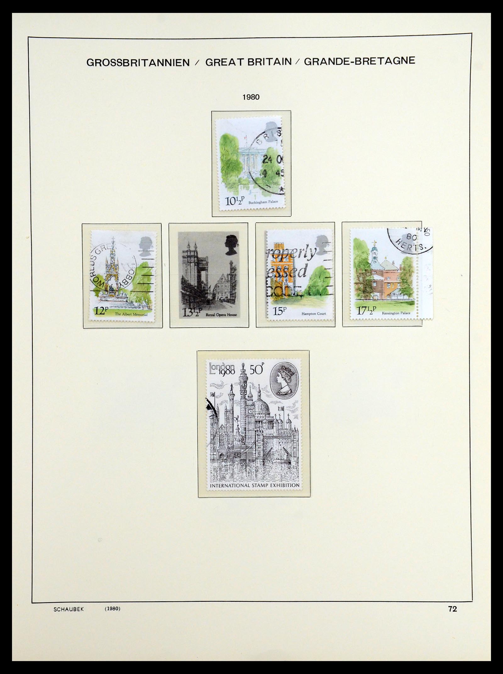 36541 090 - Postzegelverzameling 36541 Engeland 1840-2012.