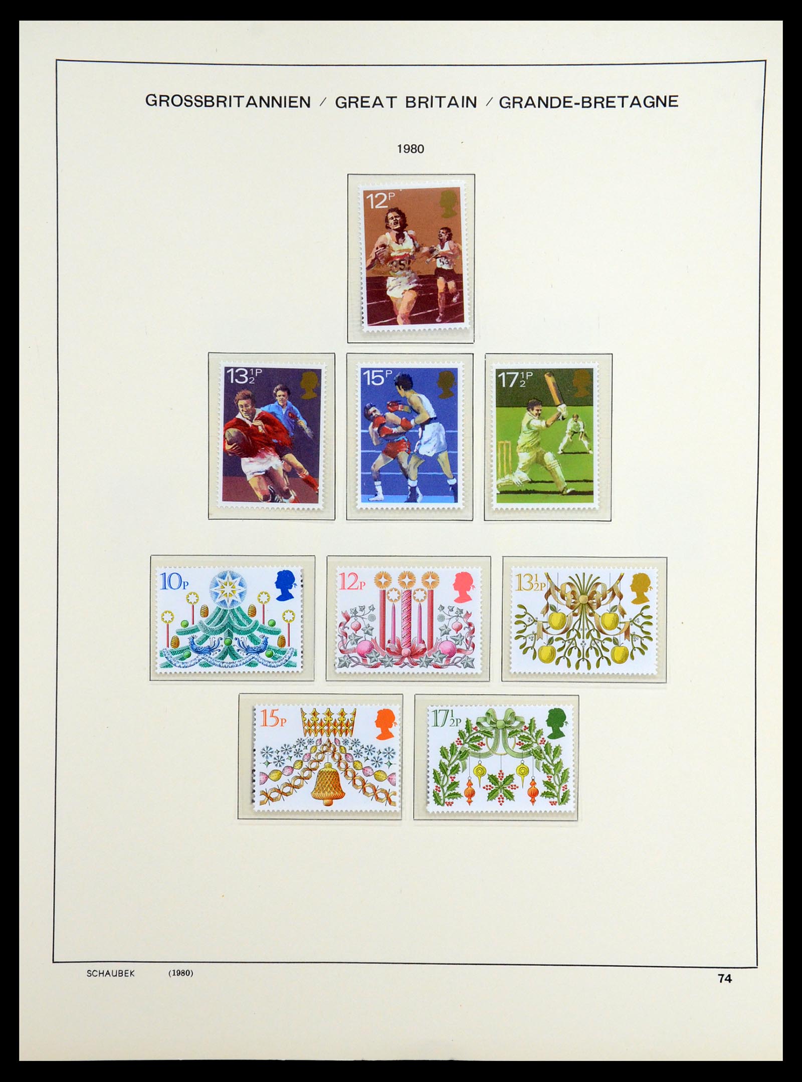 36541 092 - Postzegelverzameling 36541 Engeland 1840-2012.