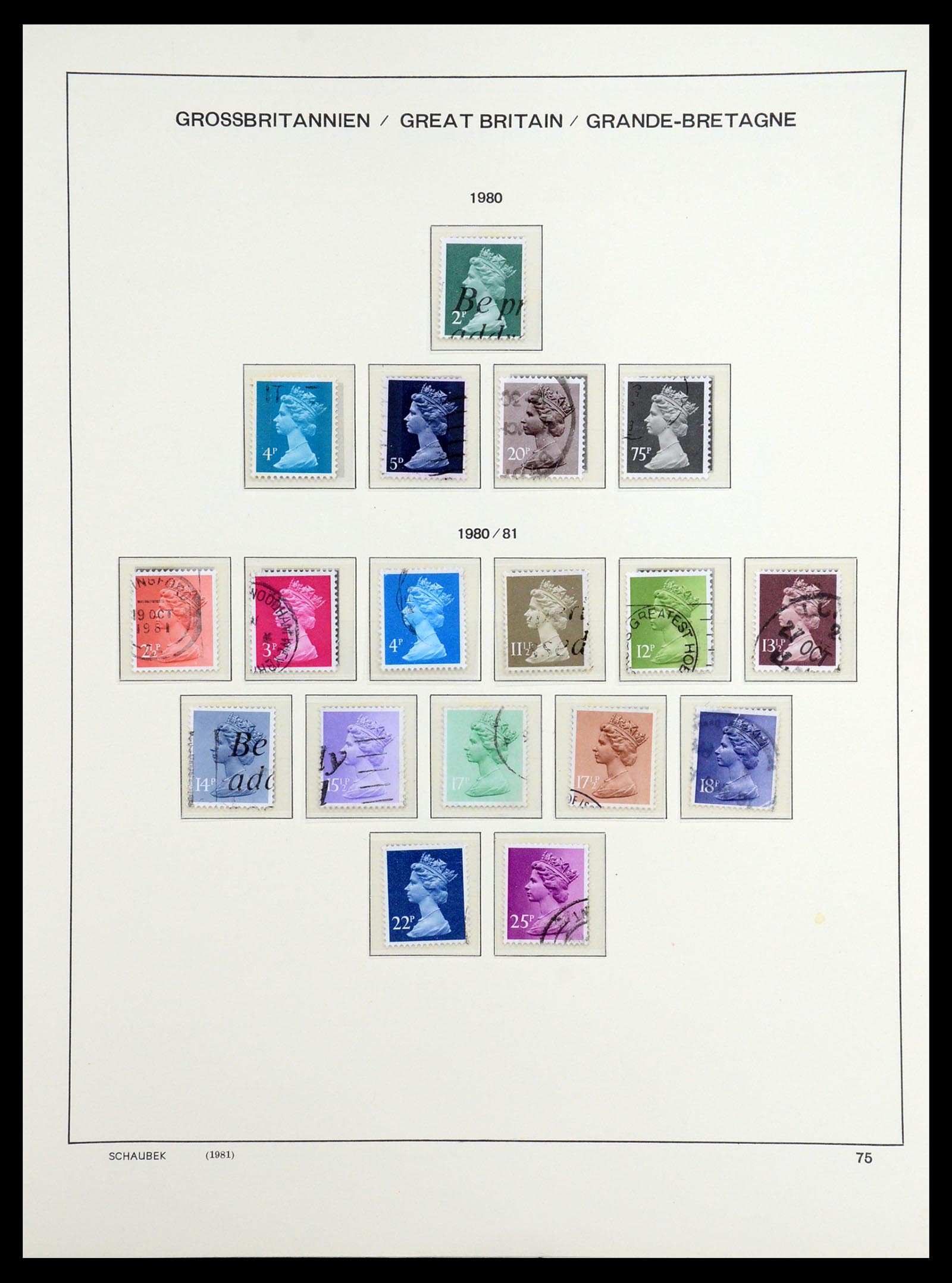 36541 093 - Postzegelverzameling 36541 Engeland 1840-2012.