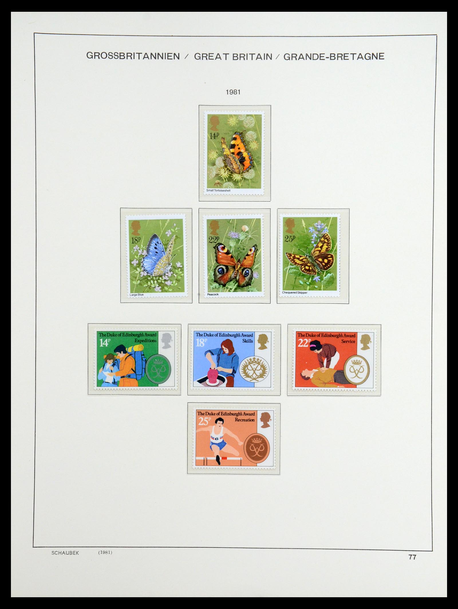 36541 095 - Postzegelverzameling 36541 Engeland 1840-2012.
