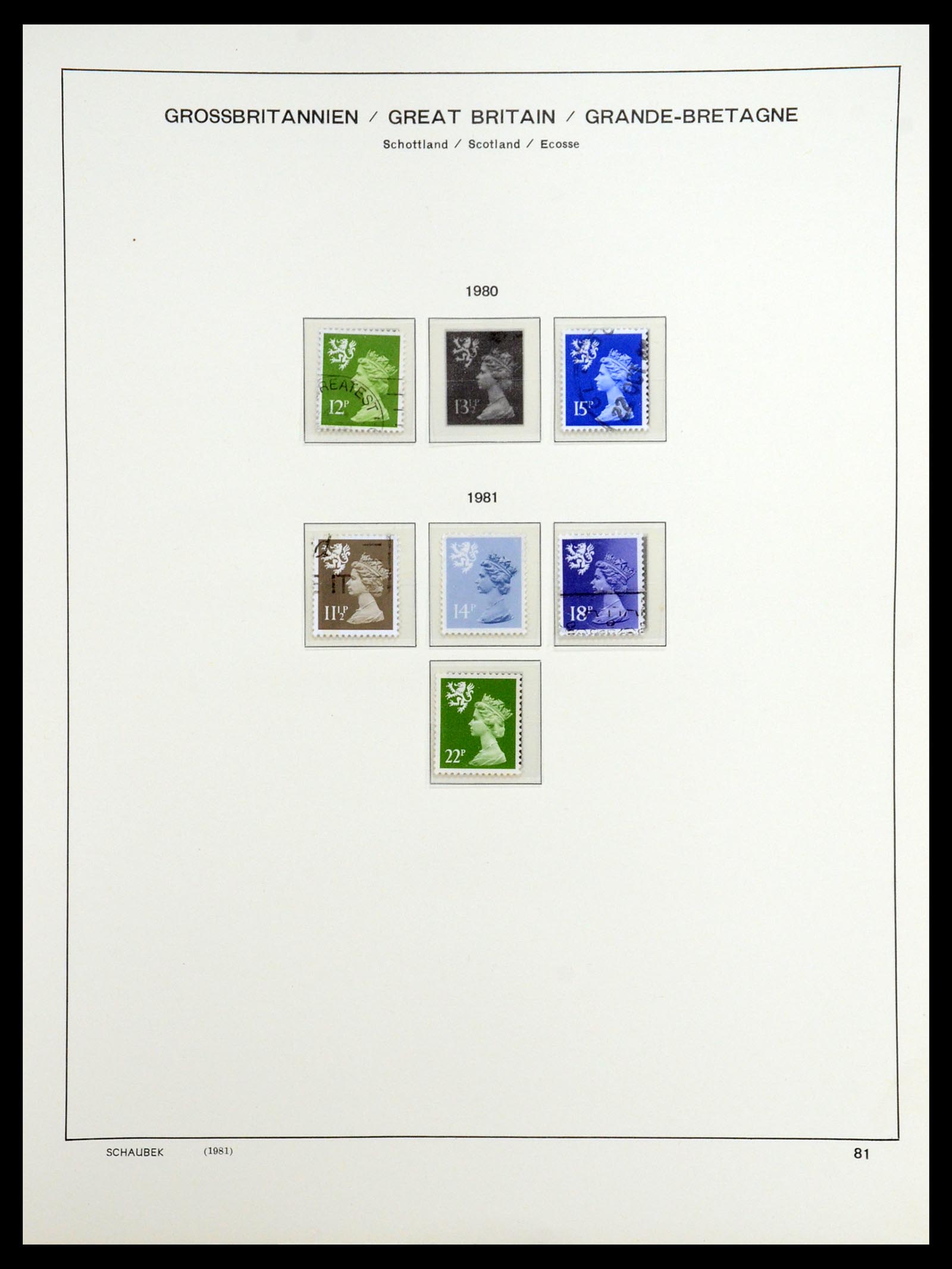 36541 099 - Postzegelverzameling 36541 Engeland 1840-2012.