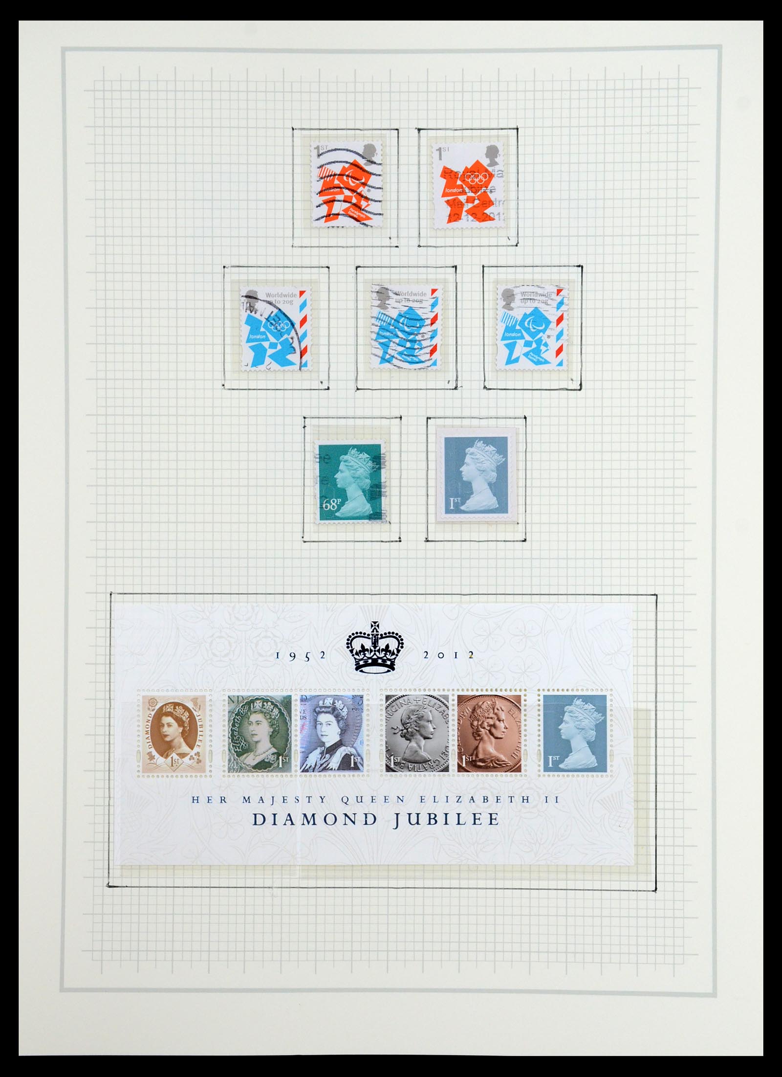36541 362 - Stamp collection 36541 Great Britain 1840-2012.