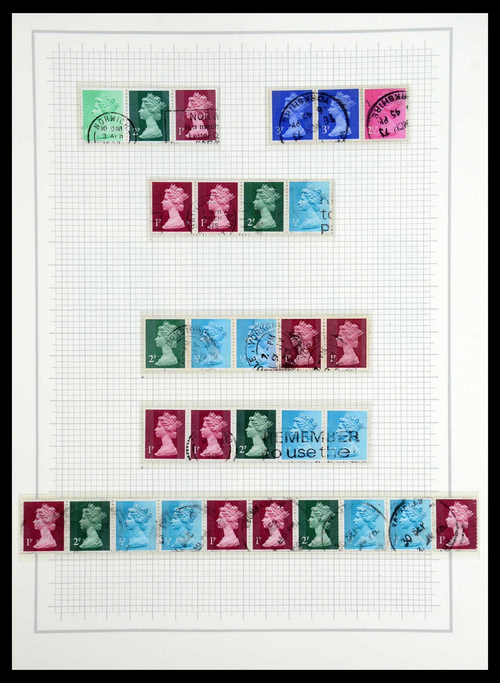 36541 384 - Postzegelverzameling 36541 Engeland 1840-2012.