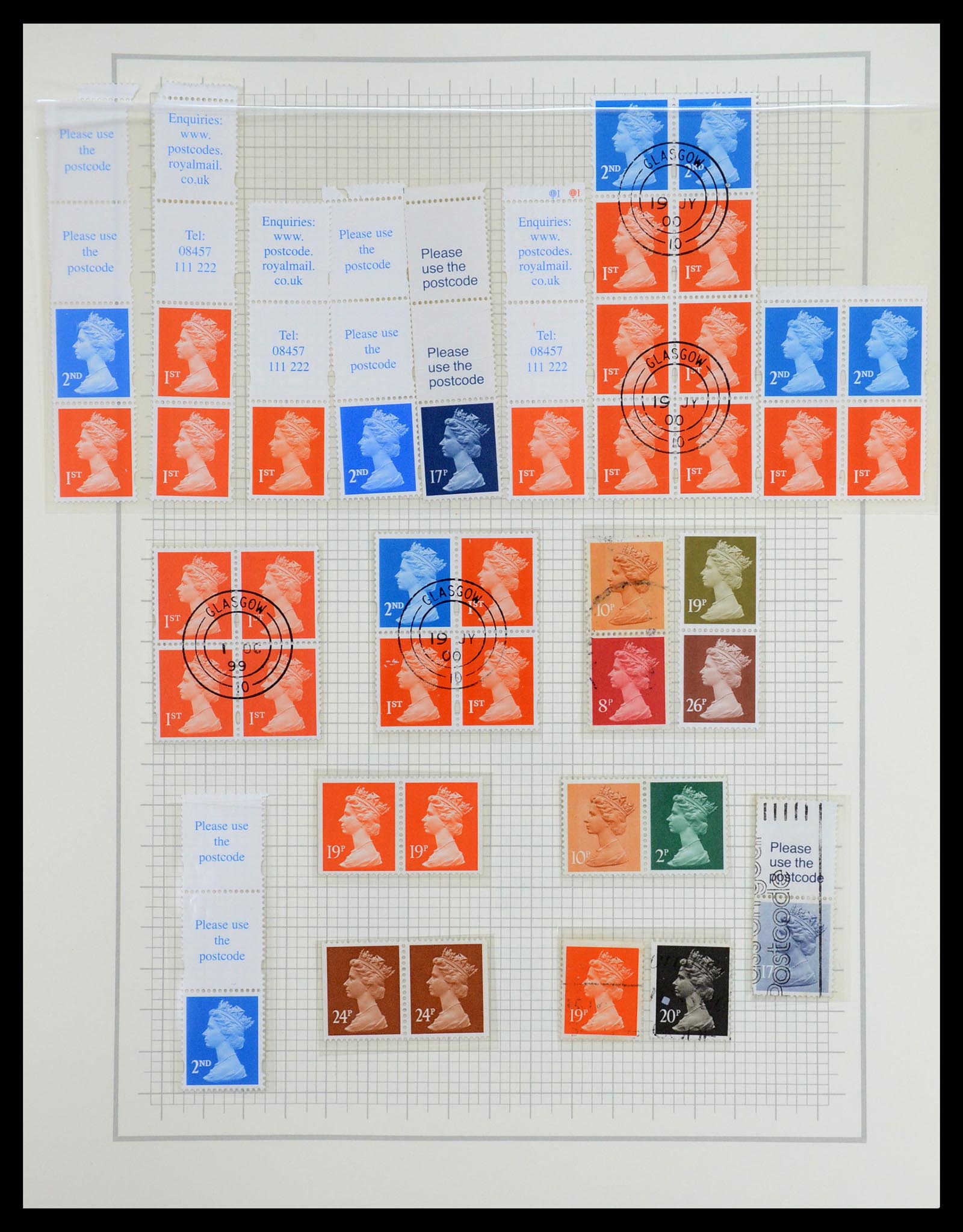 36541 386 - Postzegelverzameling 36541 Engeland 1840-2012.