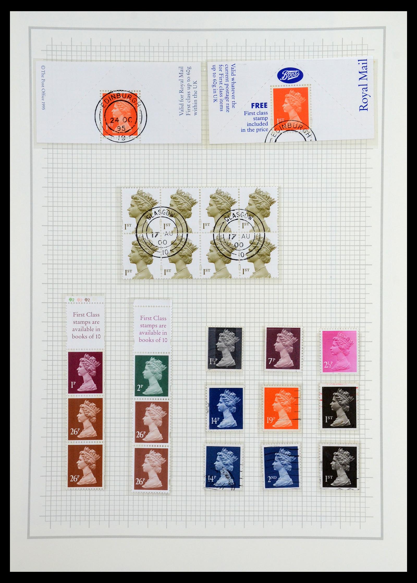 36541 387 - Postzegelverzameling 36541 Engeland 1840-2012.